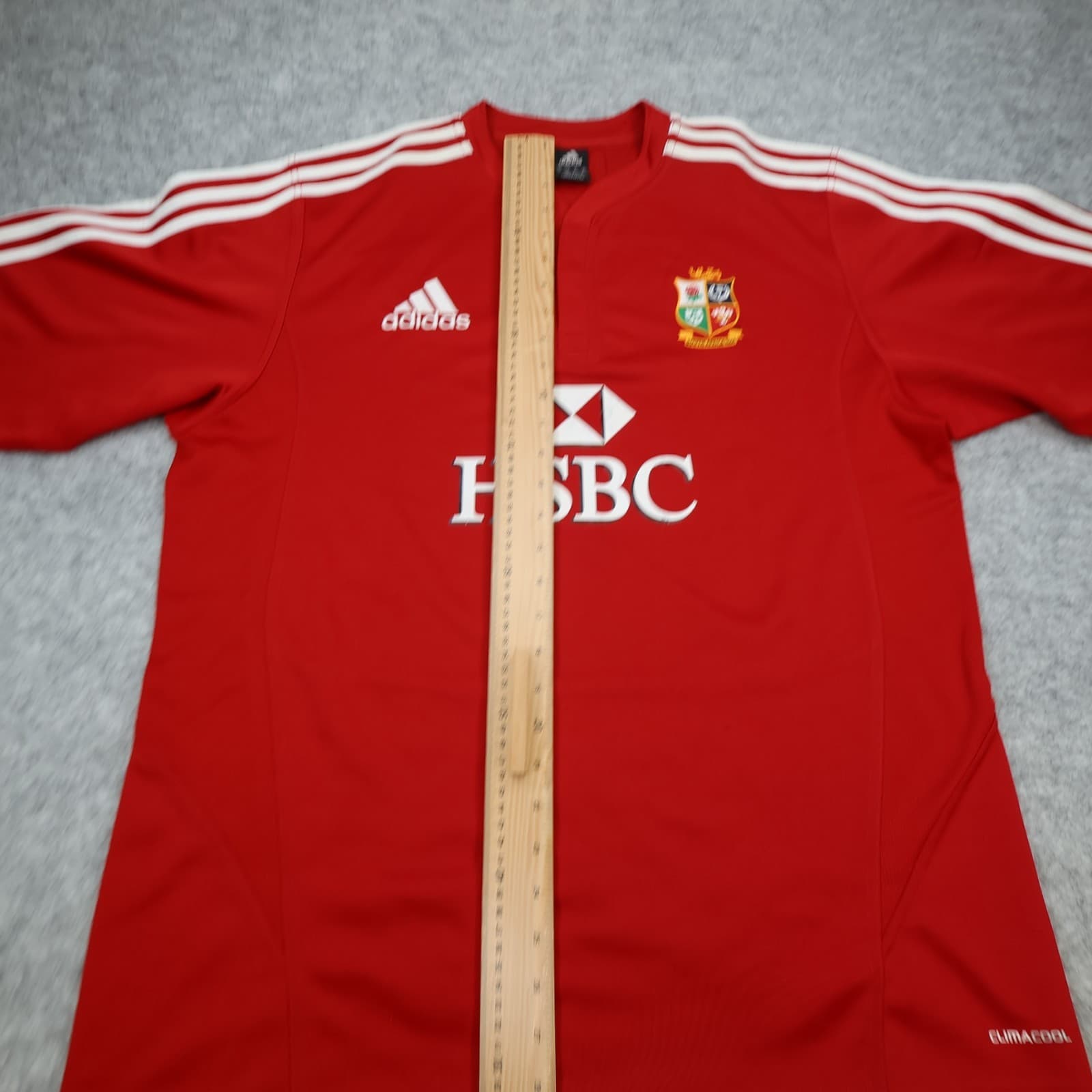 Lions Rugby Shirt Extra Large Adidas Jersey 2009 HSBC South Africa Tour photo 11