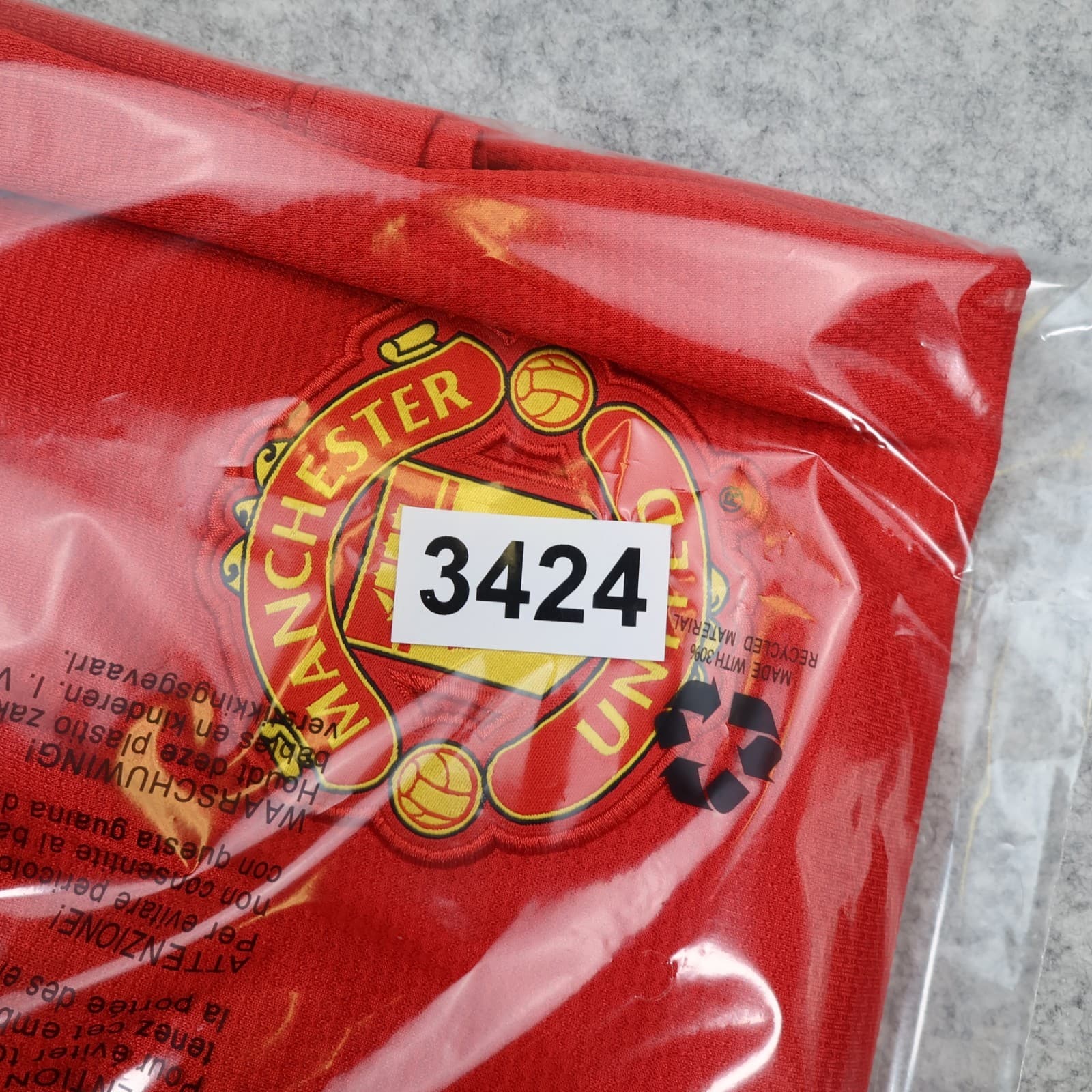 Manchester United Shirt Extra Large Red Home Kit 2013 2014 Nike Jersey Patches photo 19