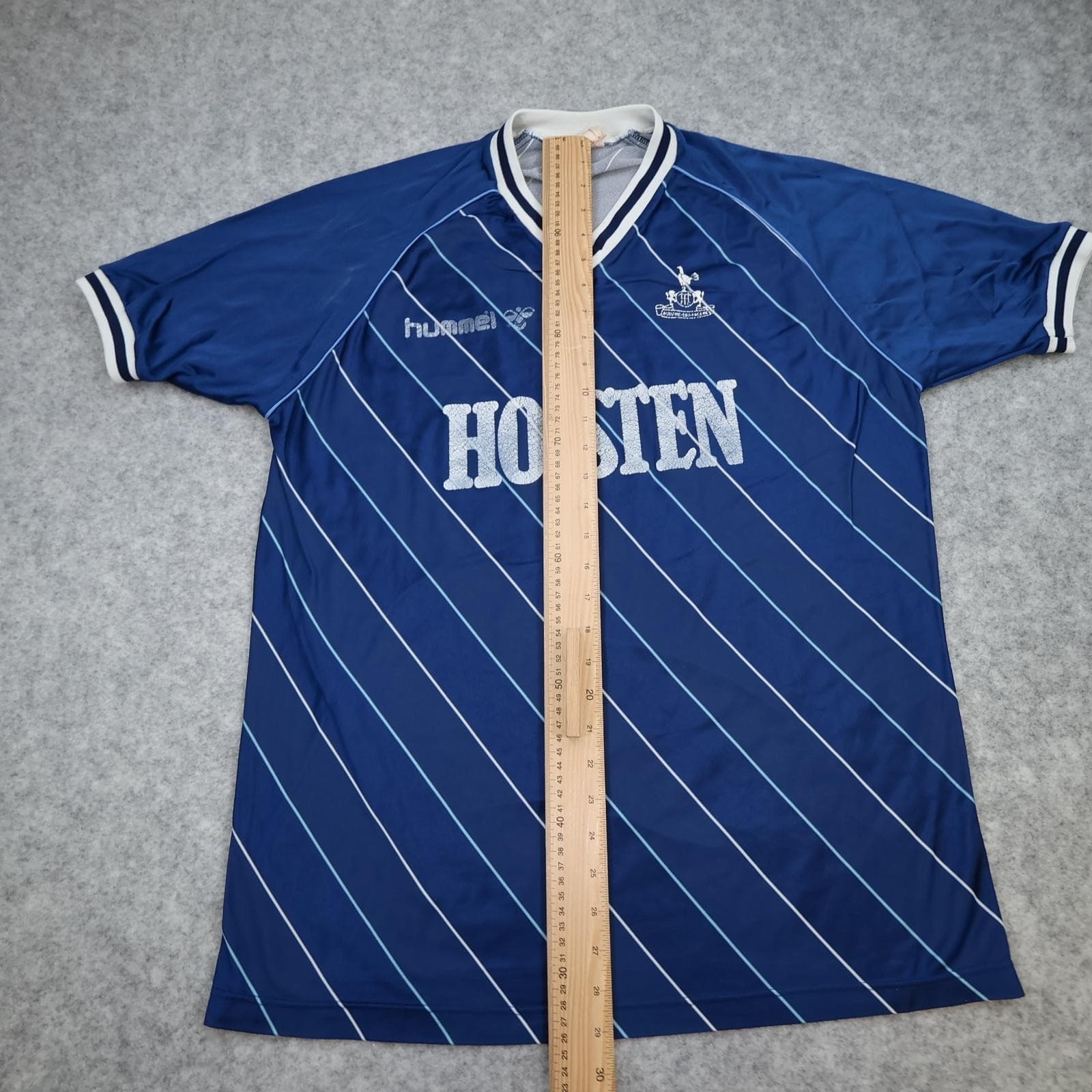 Vintage Tottenham Hotspur Shirt Mens Large Away 1986 1988 Jersey Hummel Holsten photo 10
