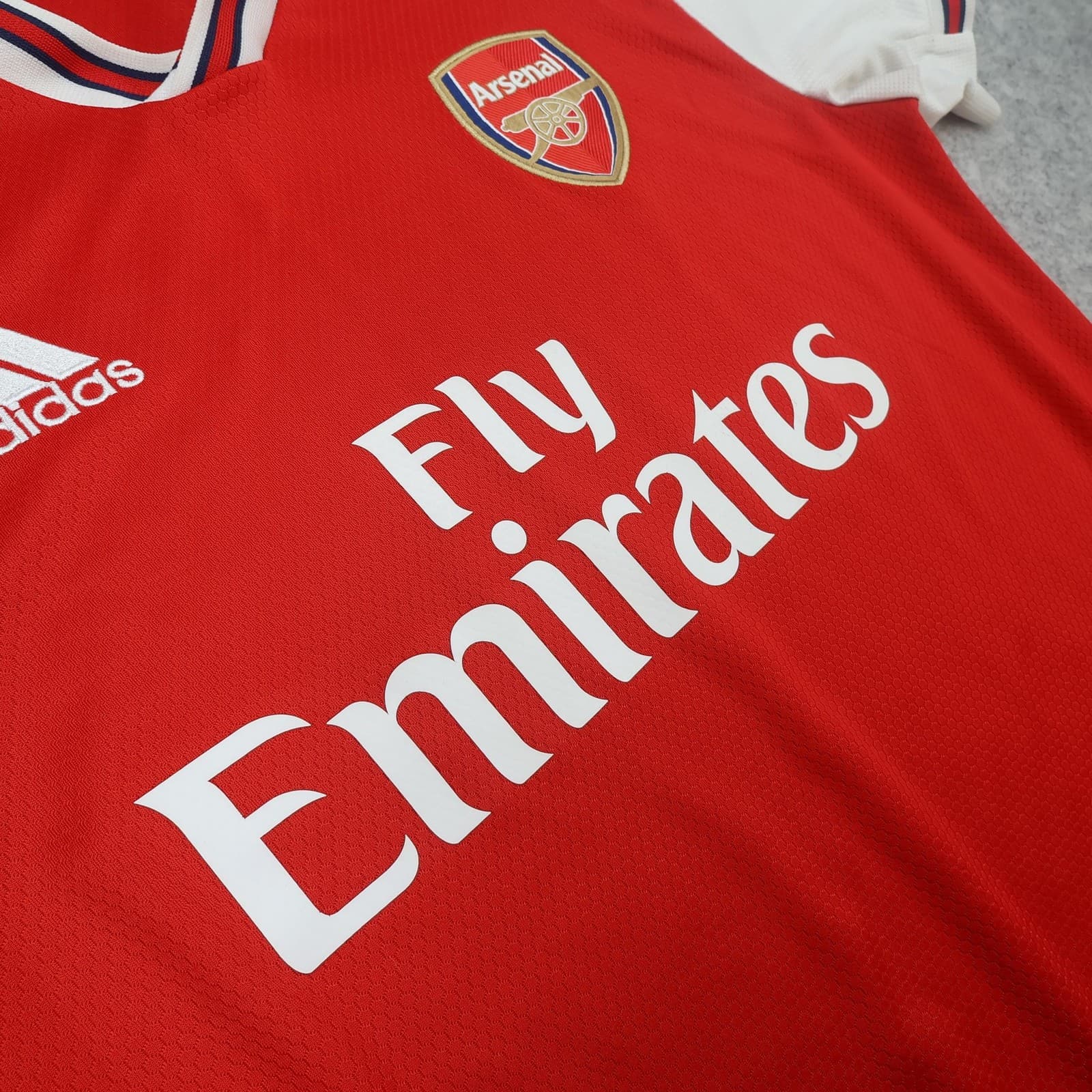 Arsenal Shirt Mens Medium Red Home 2019 2020 Adidas Emirates Soccer Jersey photo 6