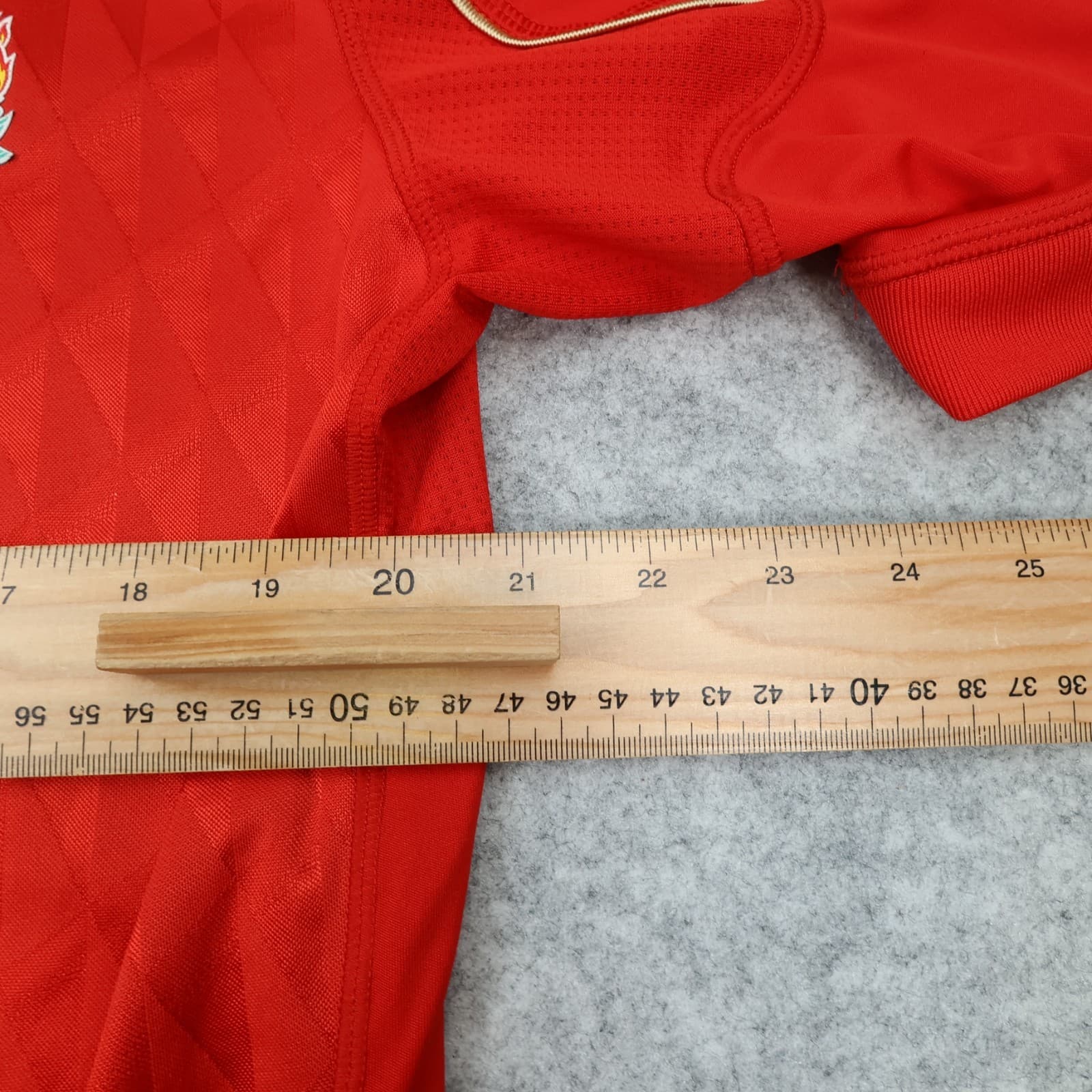 Vintage Liverpool Shirt Large Red Home Kit 2010 2011 Adidas Soccer Jersey photo 15