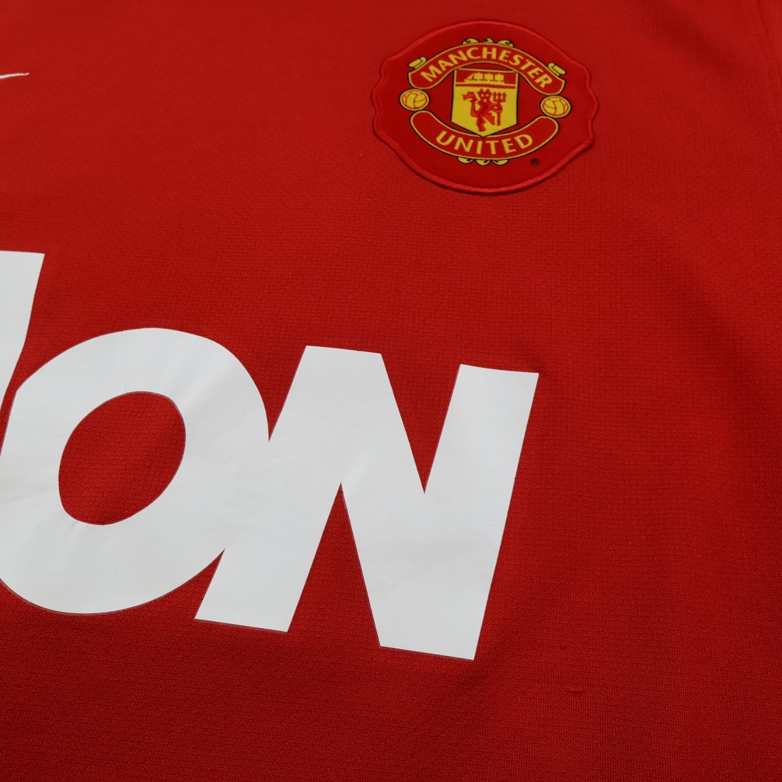 Manchester United Shirt Large Red Home Kit 2010 2011 Nike Jersey Wayne Rooney 10 photo 8