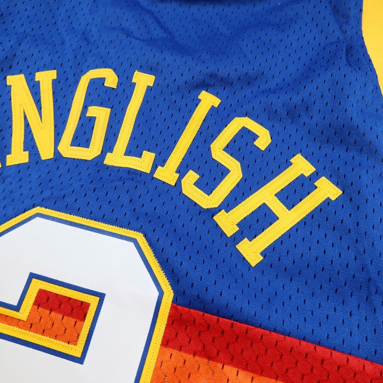 Denver Nuggets Jersey 2XL Reebok NBA Alex English Hardwood Classics 1987 1988 photo 12