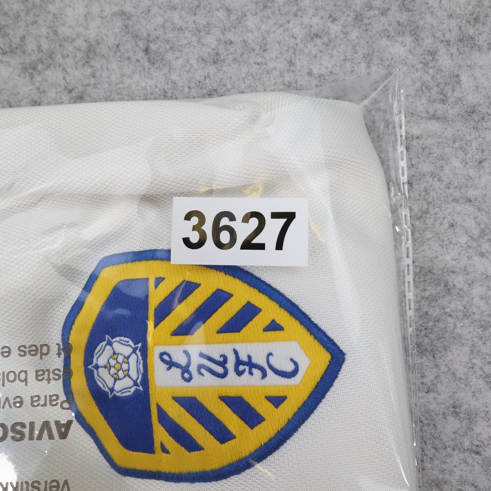 Vintage Leeds United Shirt 2XL White Home Kit 2000 2002 Jersey Strongbow XXL photo 16
