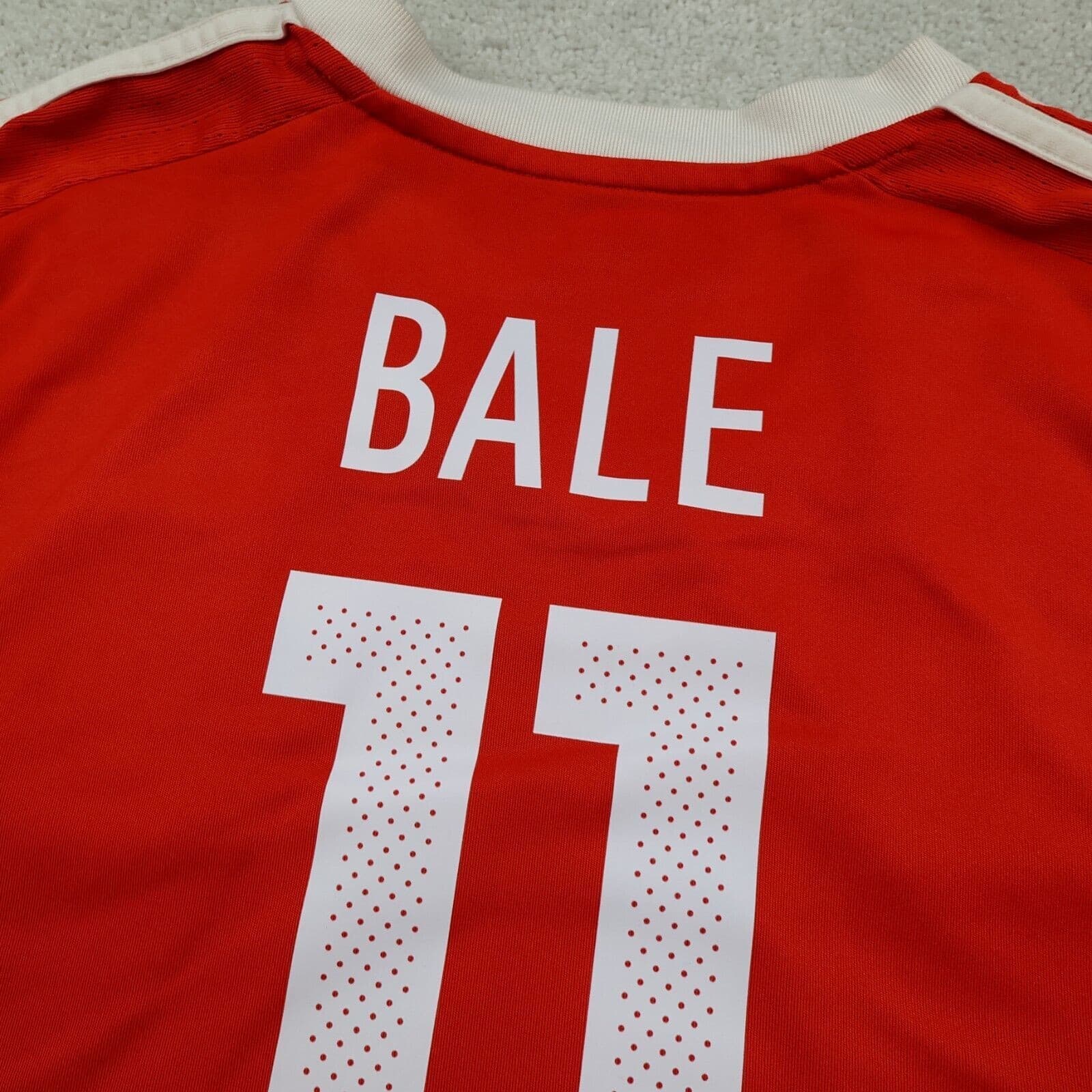 Wales Football Shirt Extra Large Red Home Euro 2016 Adidas Jersey Gareth Bale photo 7
