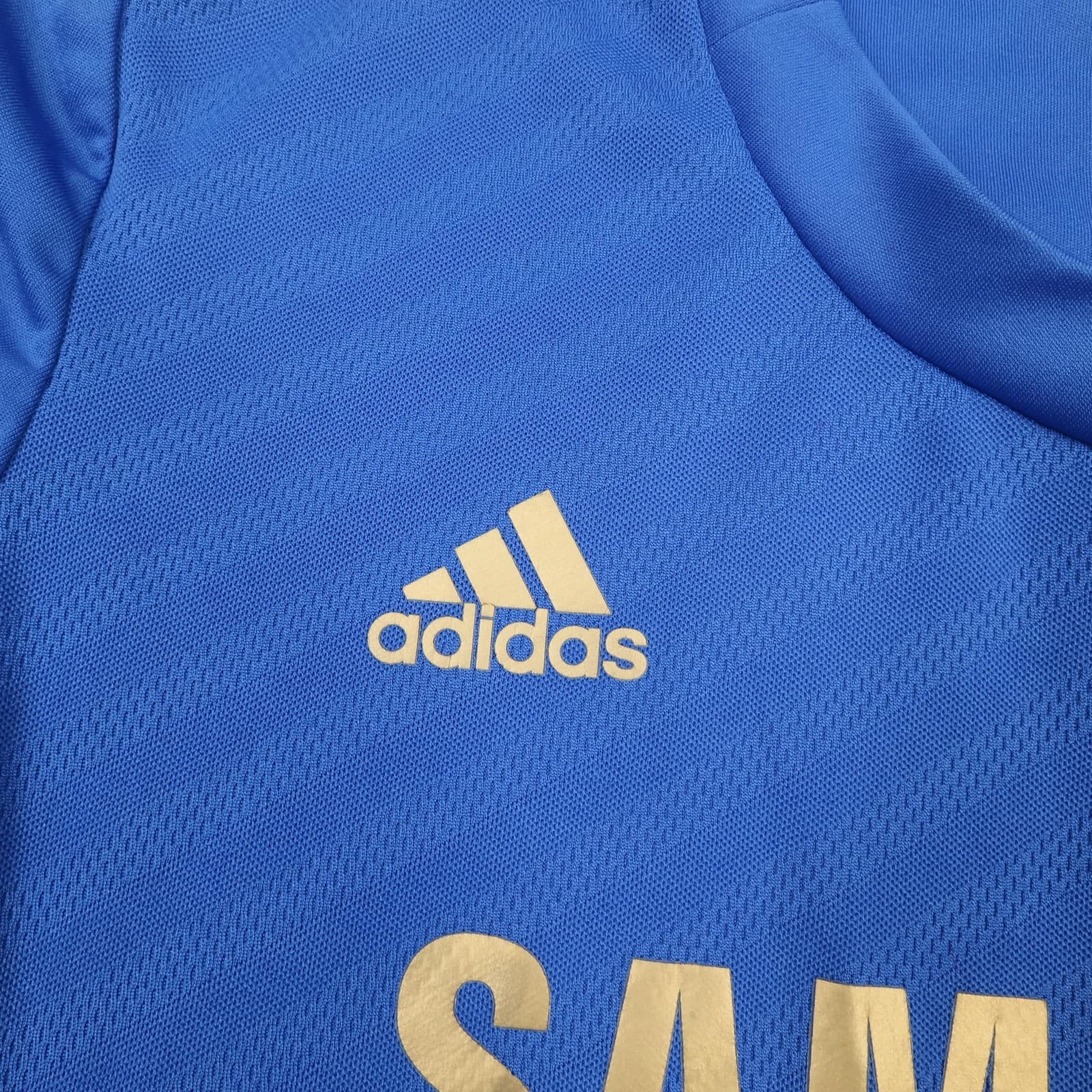 Chelsea Shirt Womens Medium 12-14 Blue Home 2012 2013 Adidas Soccer Jersey photo 5