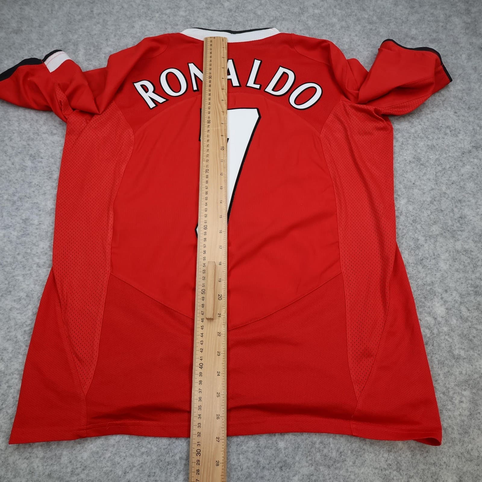 Manchester United Shirt Mens Large Red Home 2004 2006 Nike Ronaldo 7 Jersey photo 15