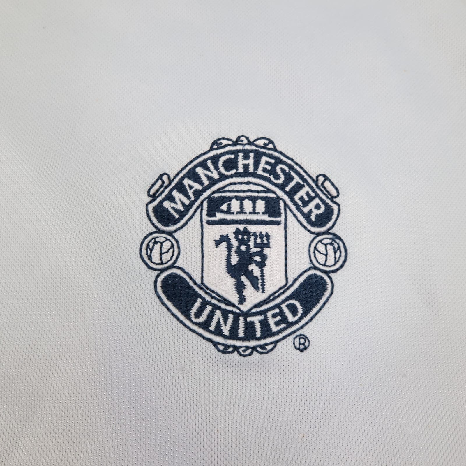 Manchester United Shirt Small Training White Kit 2000 2001 Umbro Jersey photo 4