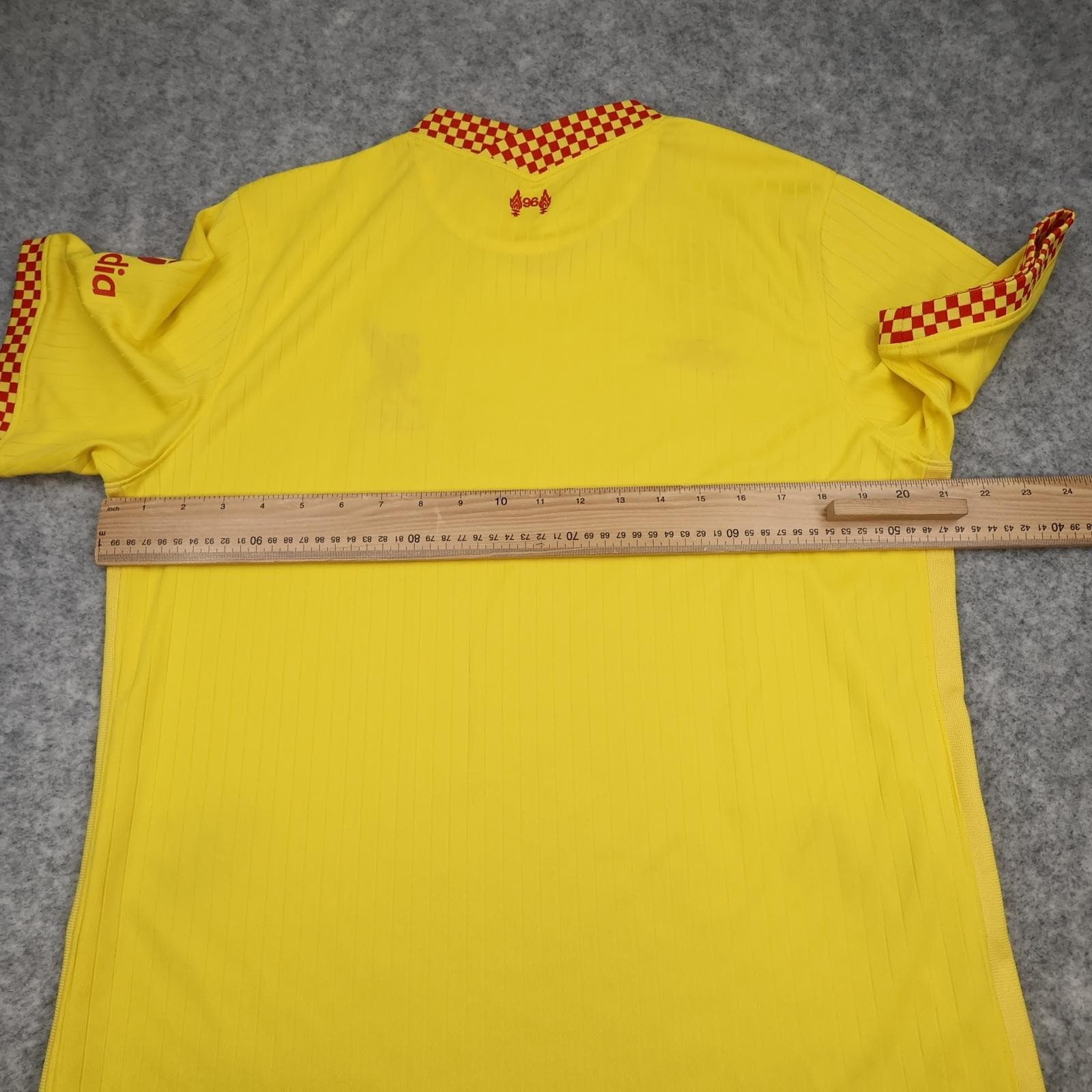 Liverpool Away Shirt Mens Large Yellow 3rd 2021 2022 Football Nike Soccer Jersey photo 10