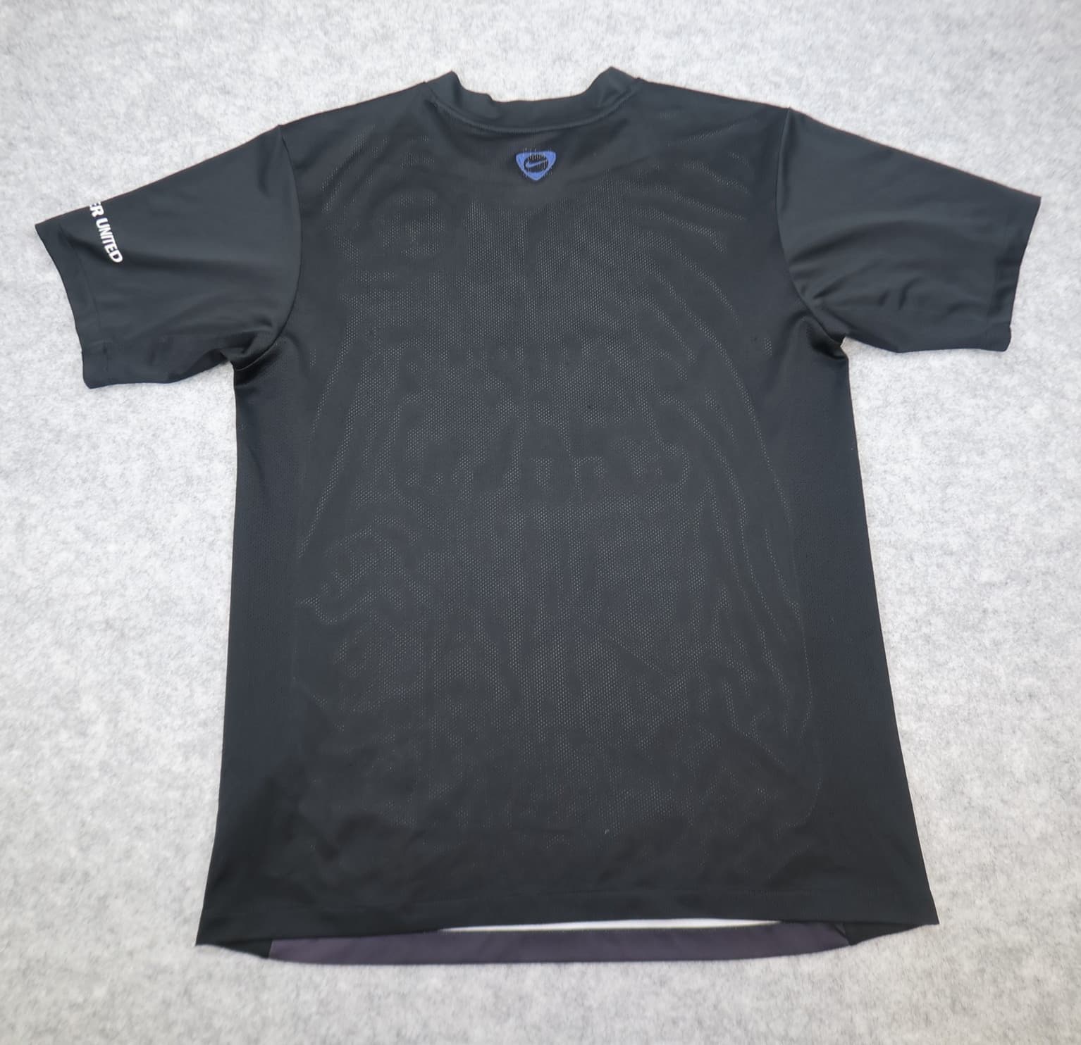 Manchester United Shirt Medium Black Blue Training  Kit 2009 2010 Nike Jersey photo 2