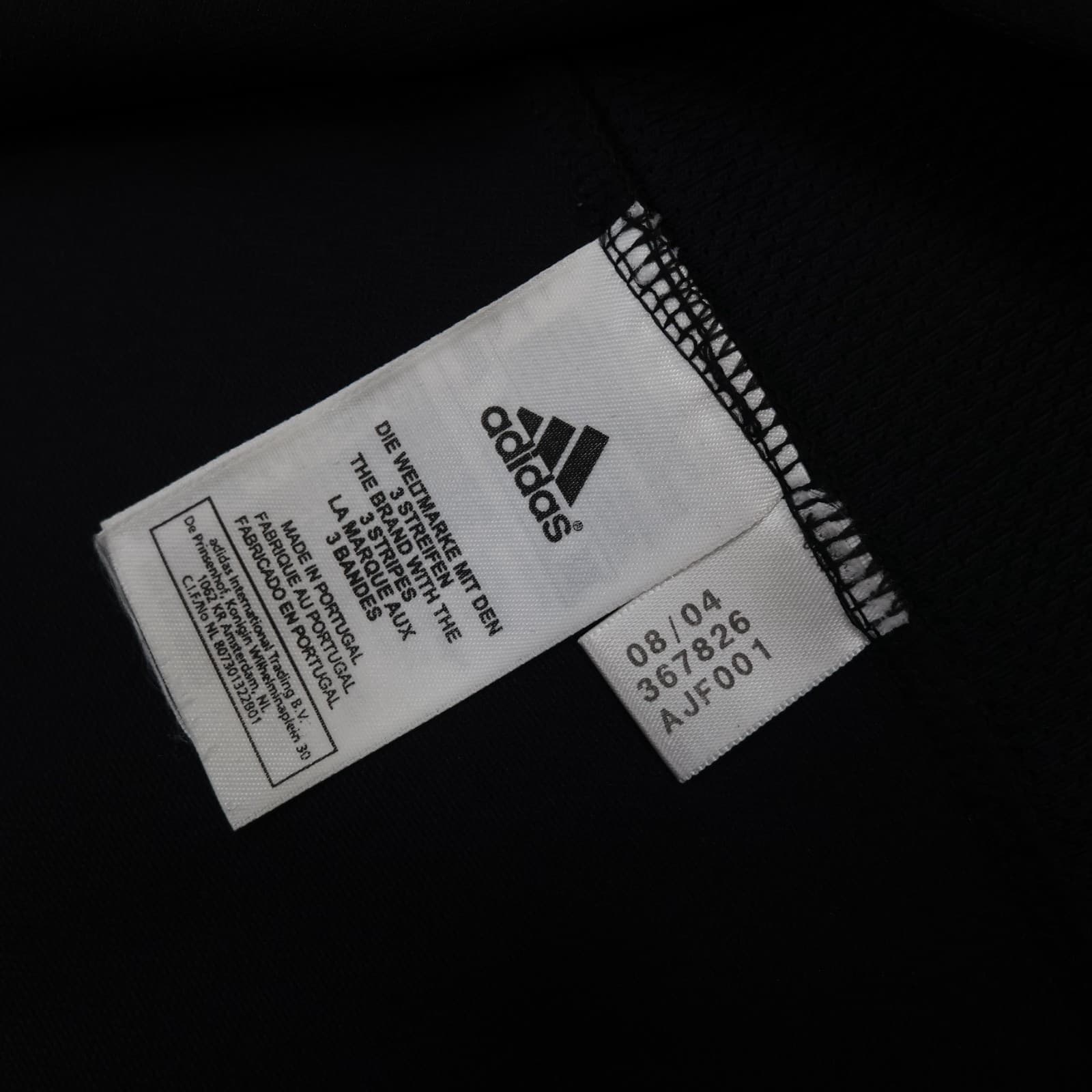 Vintage Real Madrid Shirt Large Black Away Kit 2004 2005 Adidas Football Jersey photo 9