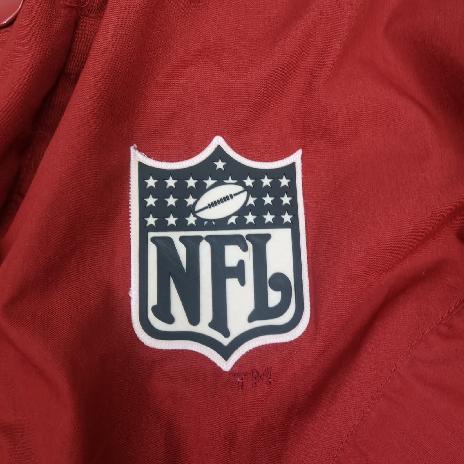 Vintage Washington Redskins Jacket Medium Hooded NFL Campri Team Line 90's Long photo 7