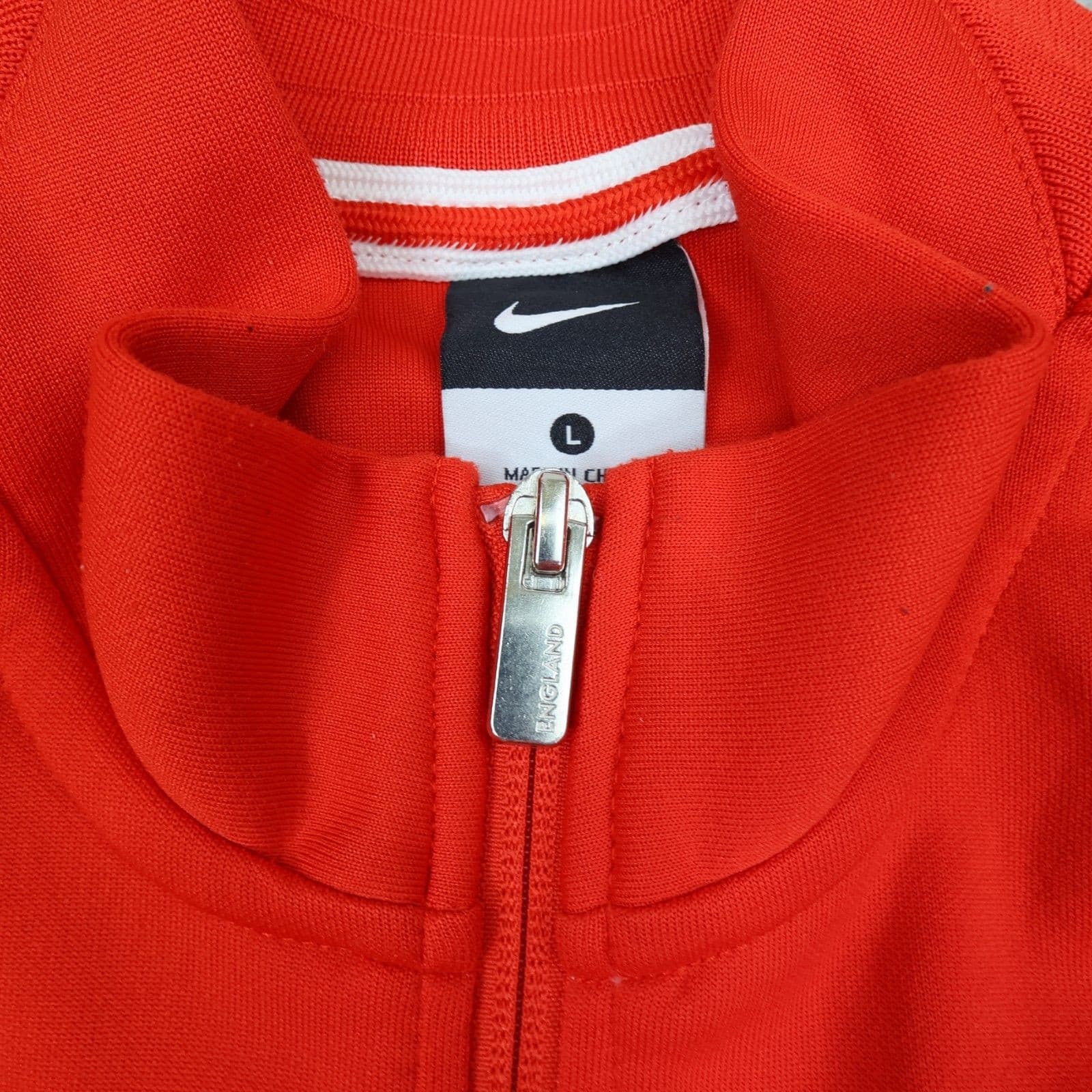 England Football Track Jacket Large Red Tracksuit Training Jacket 2016 2017 photo 5
