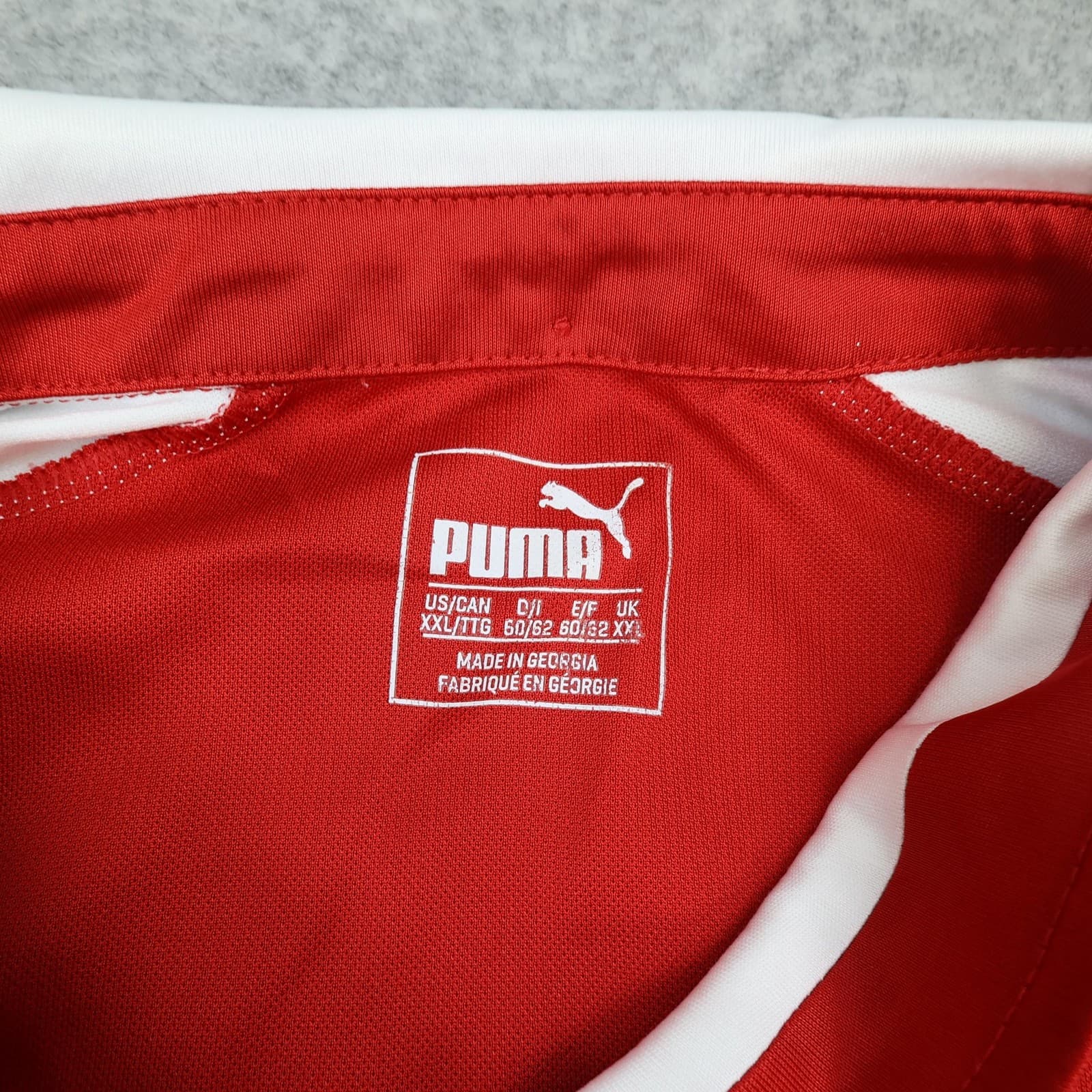 Arsenal Shirt Mens 2XL Red Home 2017 2018 EPL Football Puma Soccer Jersey photo 6