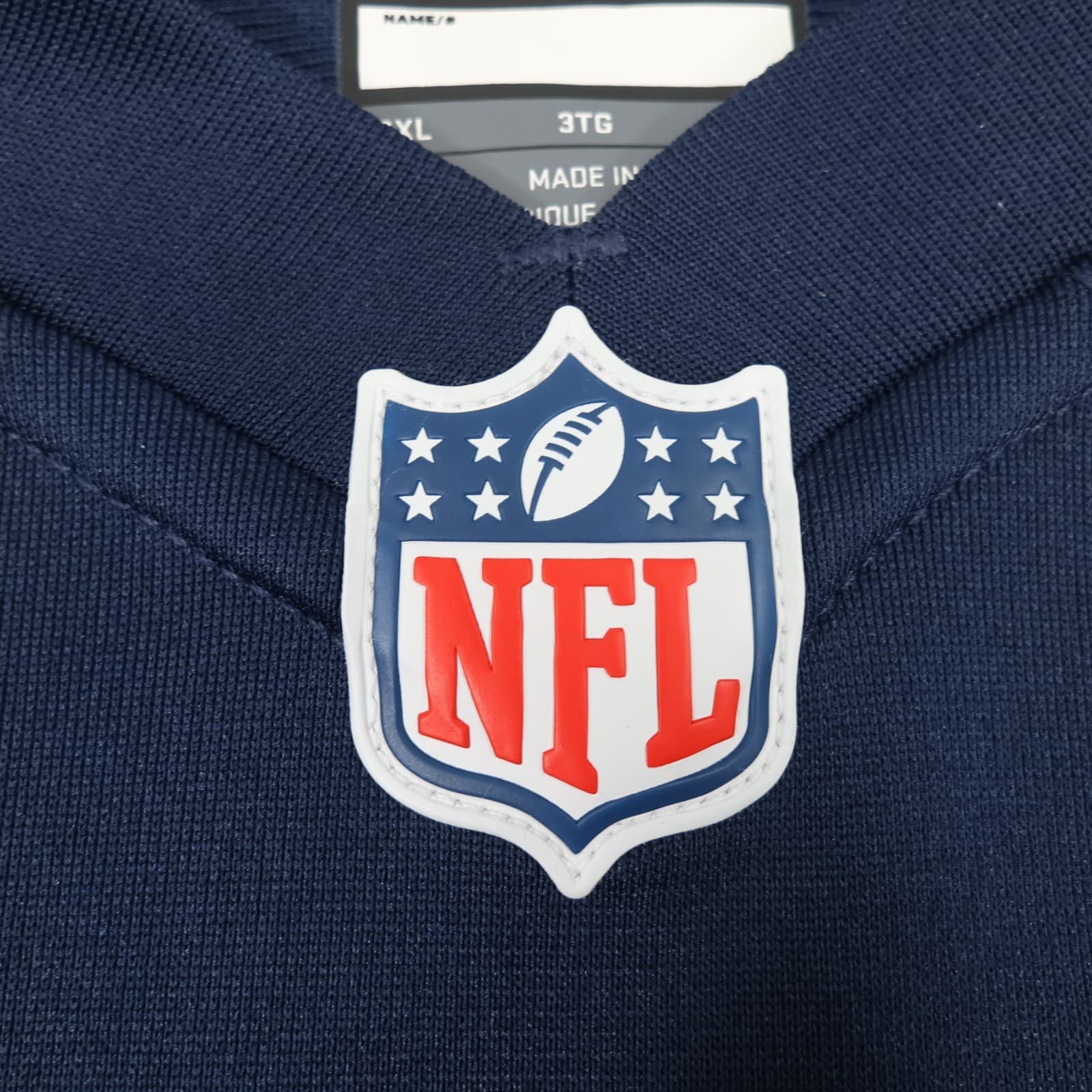 New England Patriots Jersey 3XL Nike Navy NFL 2021 2023 Mac Jones Jersey XXXL photo 8