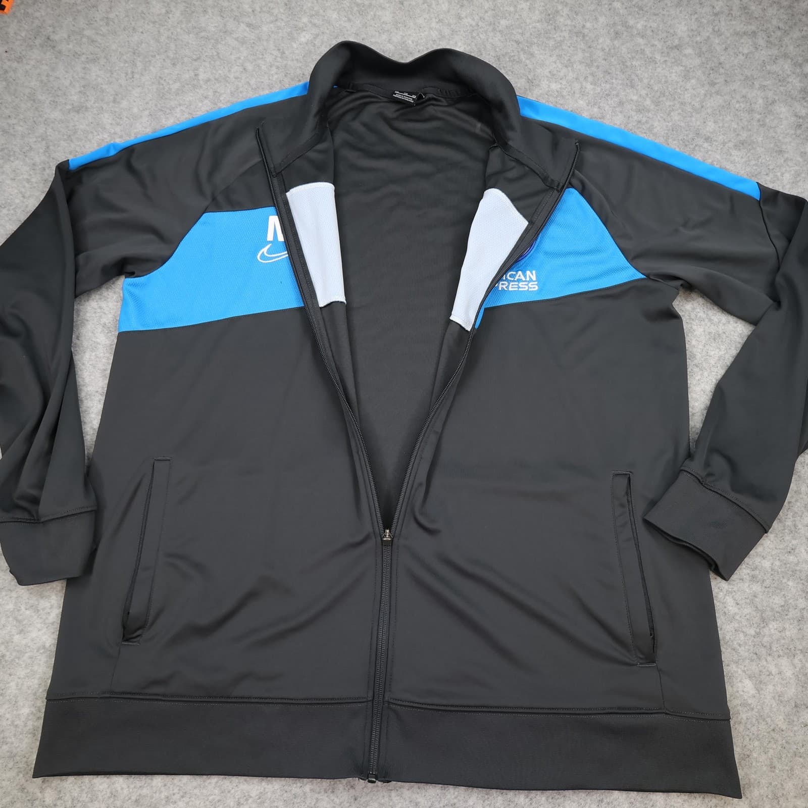 Brighton & Hove Albion Tracksuit Jacket Mens 2XL Black Blue 2020 2021 Nike photo 8