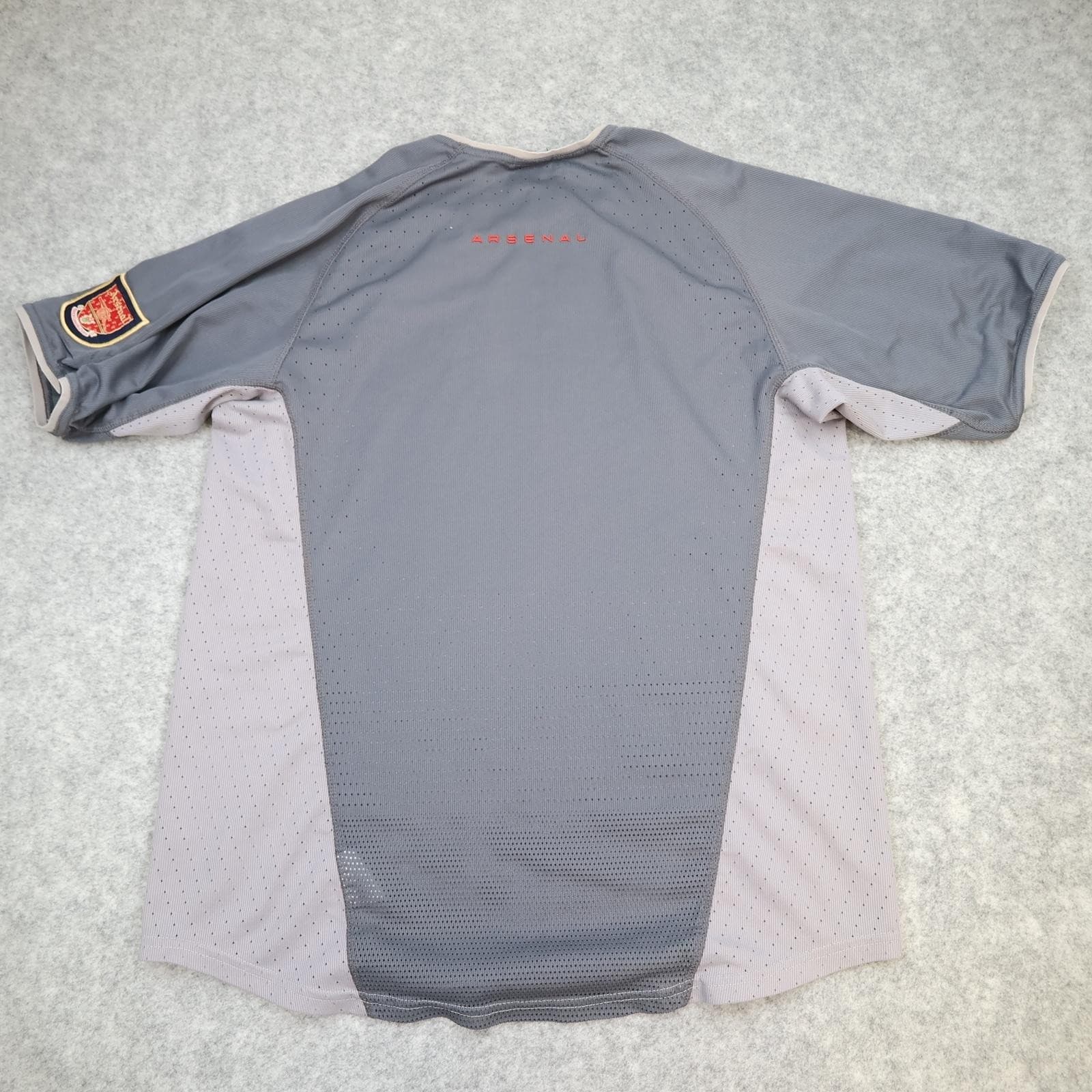 Vintage Arsenal Training Shirt Mens Medium Grey 2000 2002 Nike Soccer Jersey photo 3