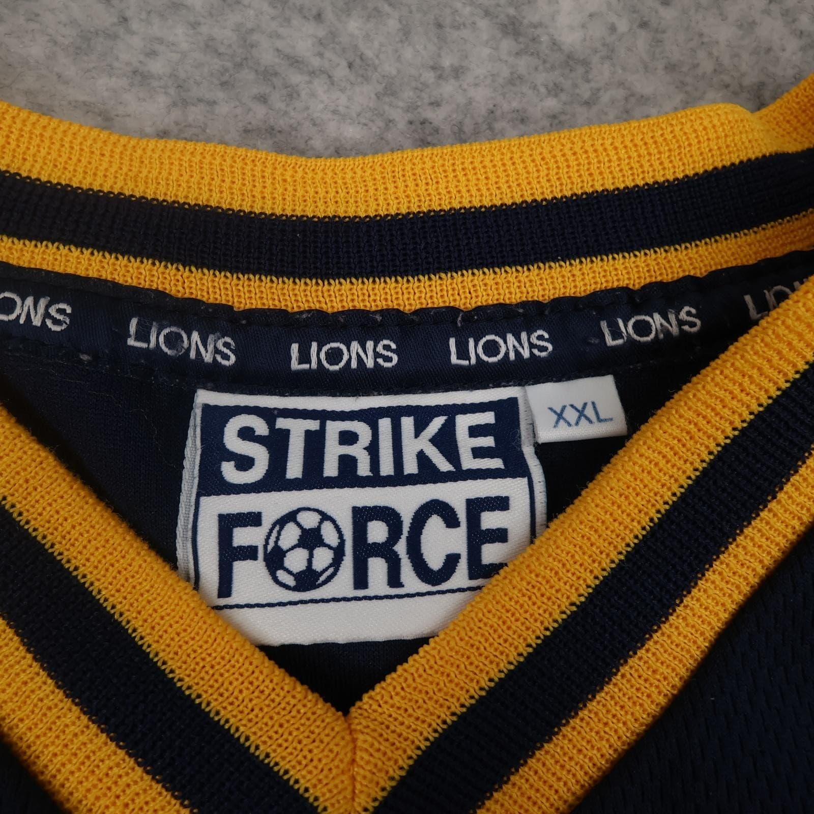 Millwall Shirt Mens 2XL Blue Away 2000 2001 Strike Force Giorgio Soccer Jersey photo 6