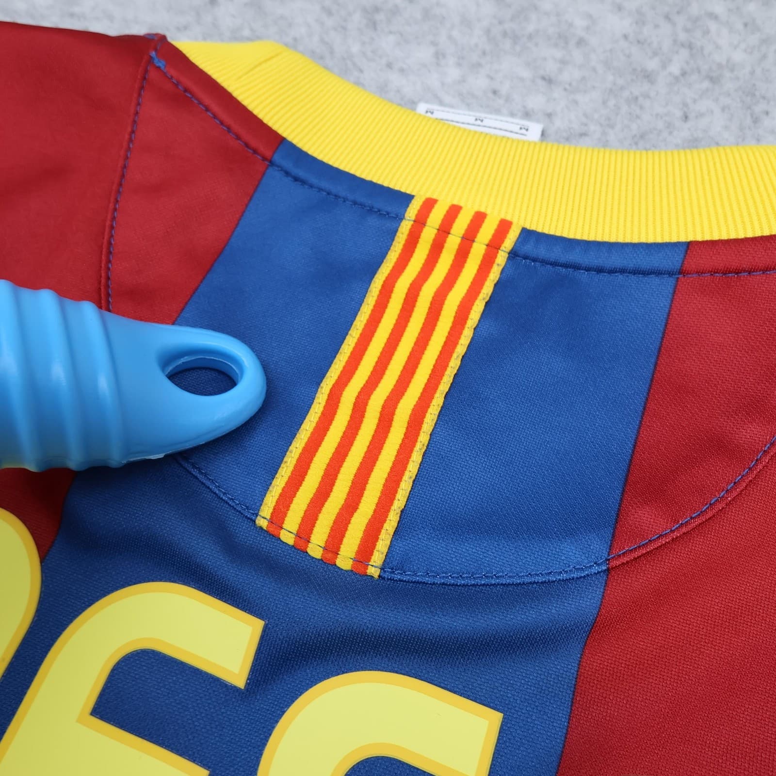Barcelona Shirt Mens Medium Blue Home 2010 2011 Nike Messi 10 Soccer Jersey photo 17