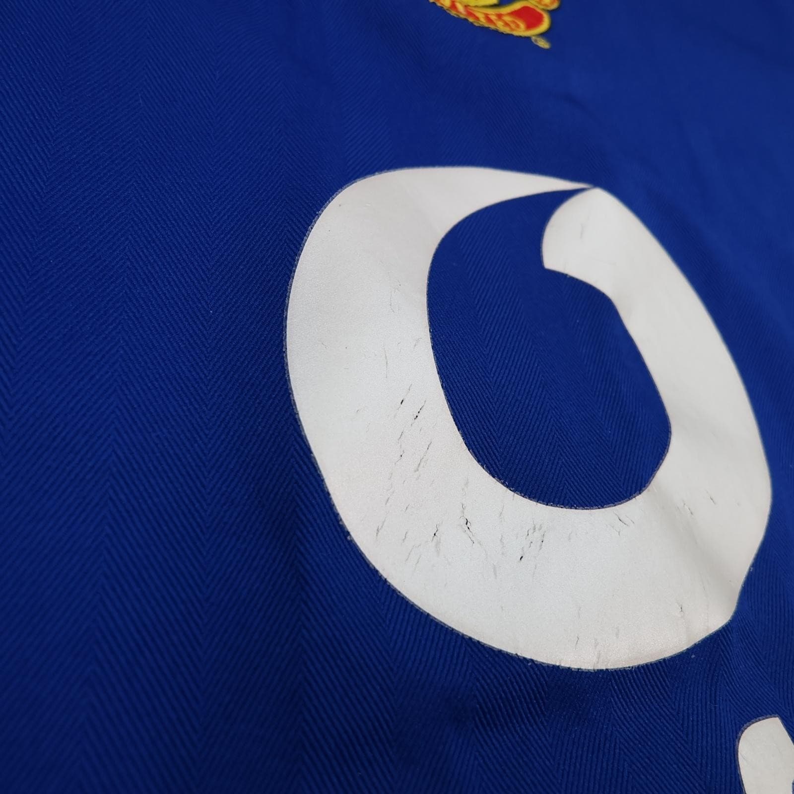 Vintage Manchester United Shirt Mens Medium Blue Away 2005 2006 Nike Vodafone photo 6