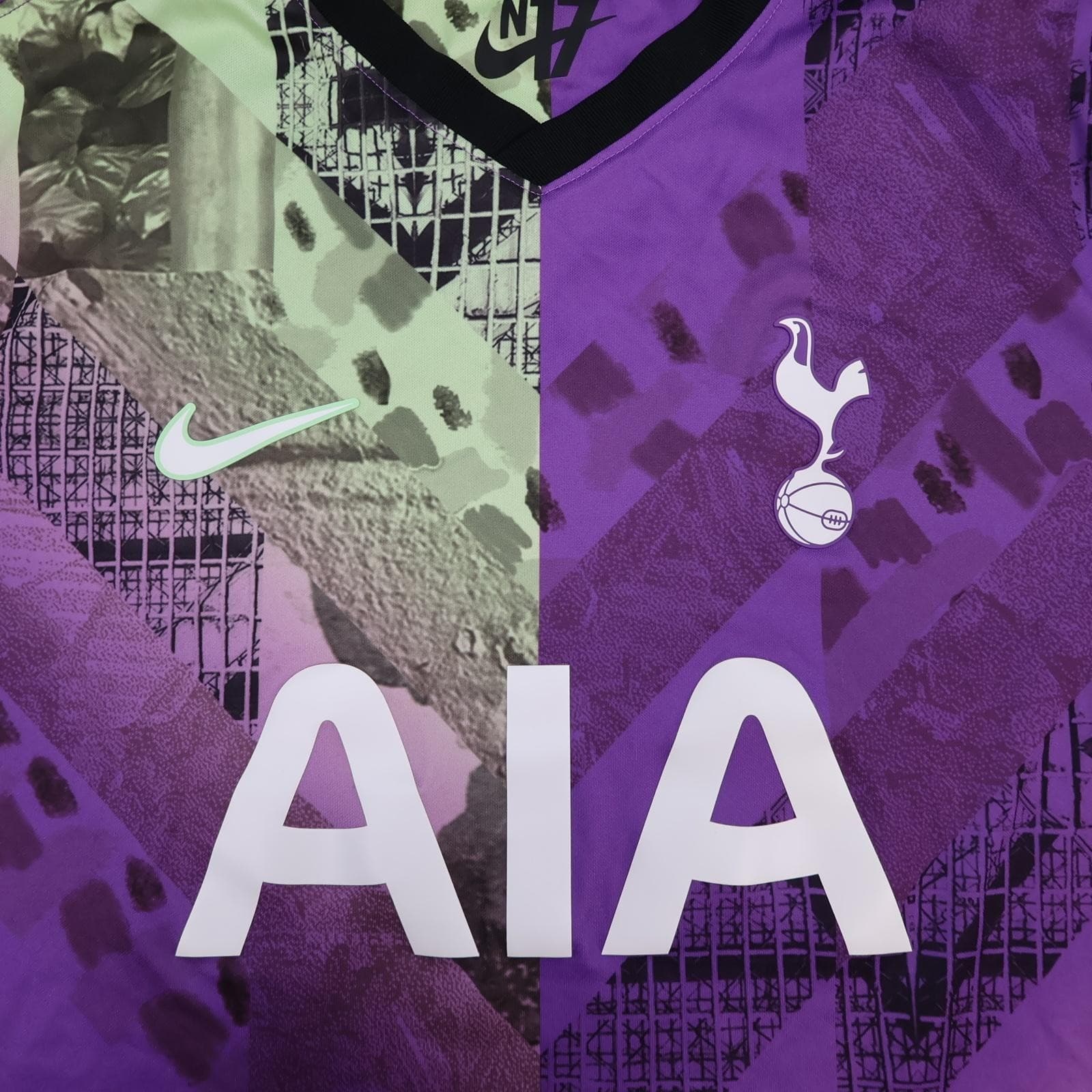 Tottenham Hotspur Shirt Mens XL Purple Third Kit 2021 2022 Football Nike AIA photo 3
