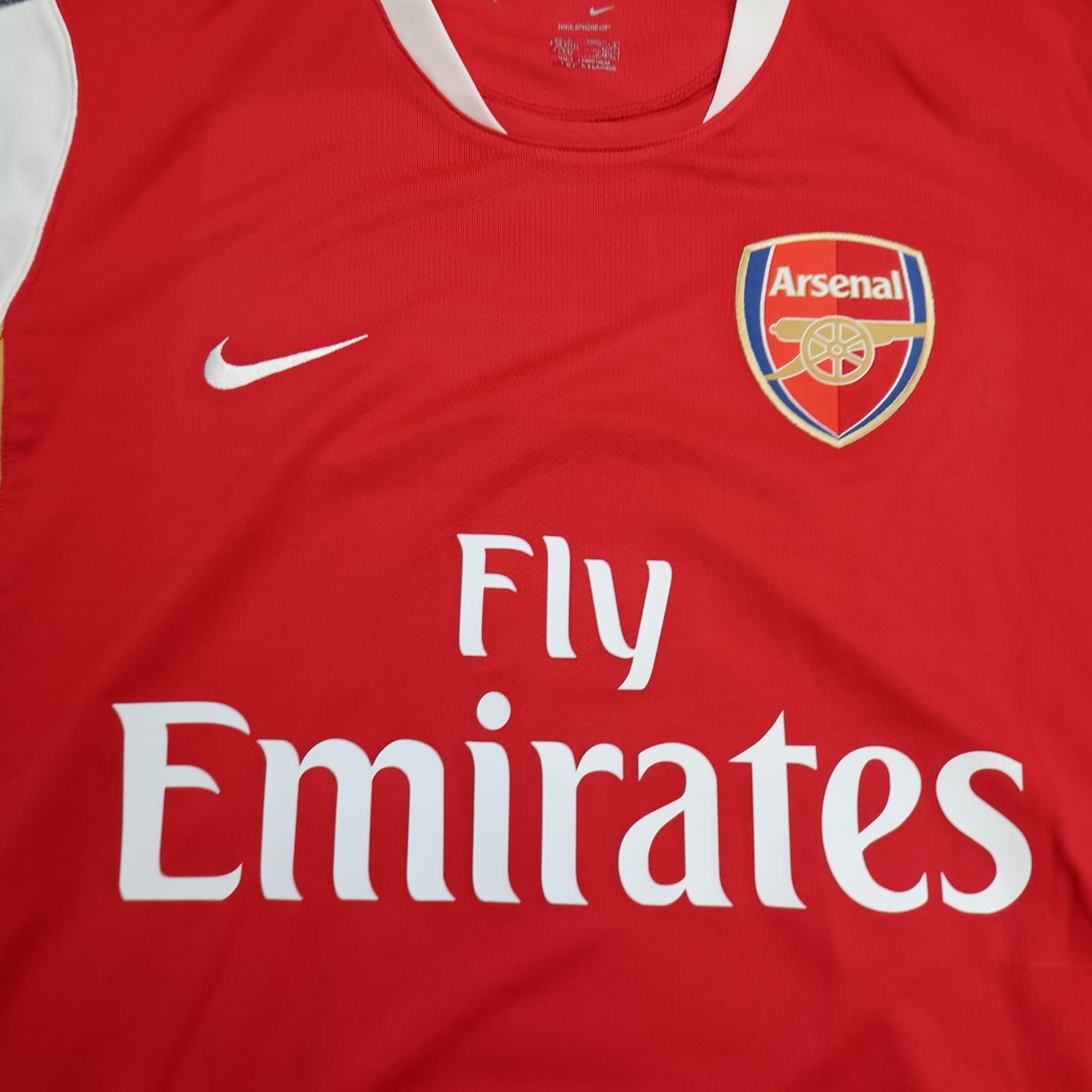 Arsenal Shirt Medium Red Home Kit 2006 2008 Nike Soccer Jersey Cesc Fabregas photo 3