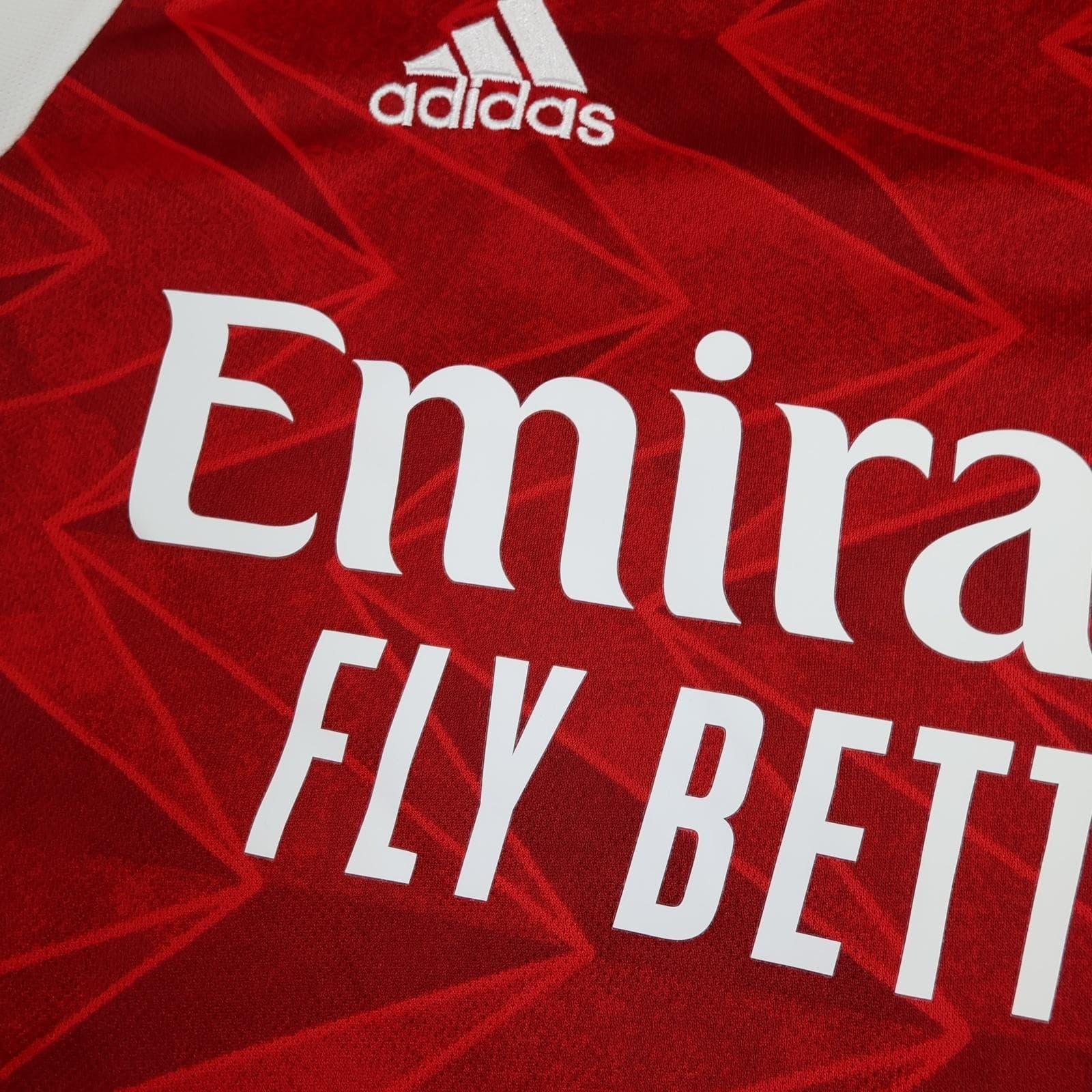 Arsenal Shirt Kids 13-14 Red Home 2020 2021 Adidas Aubameyang 14 Soccer Jersey photo 4