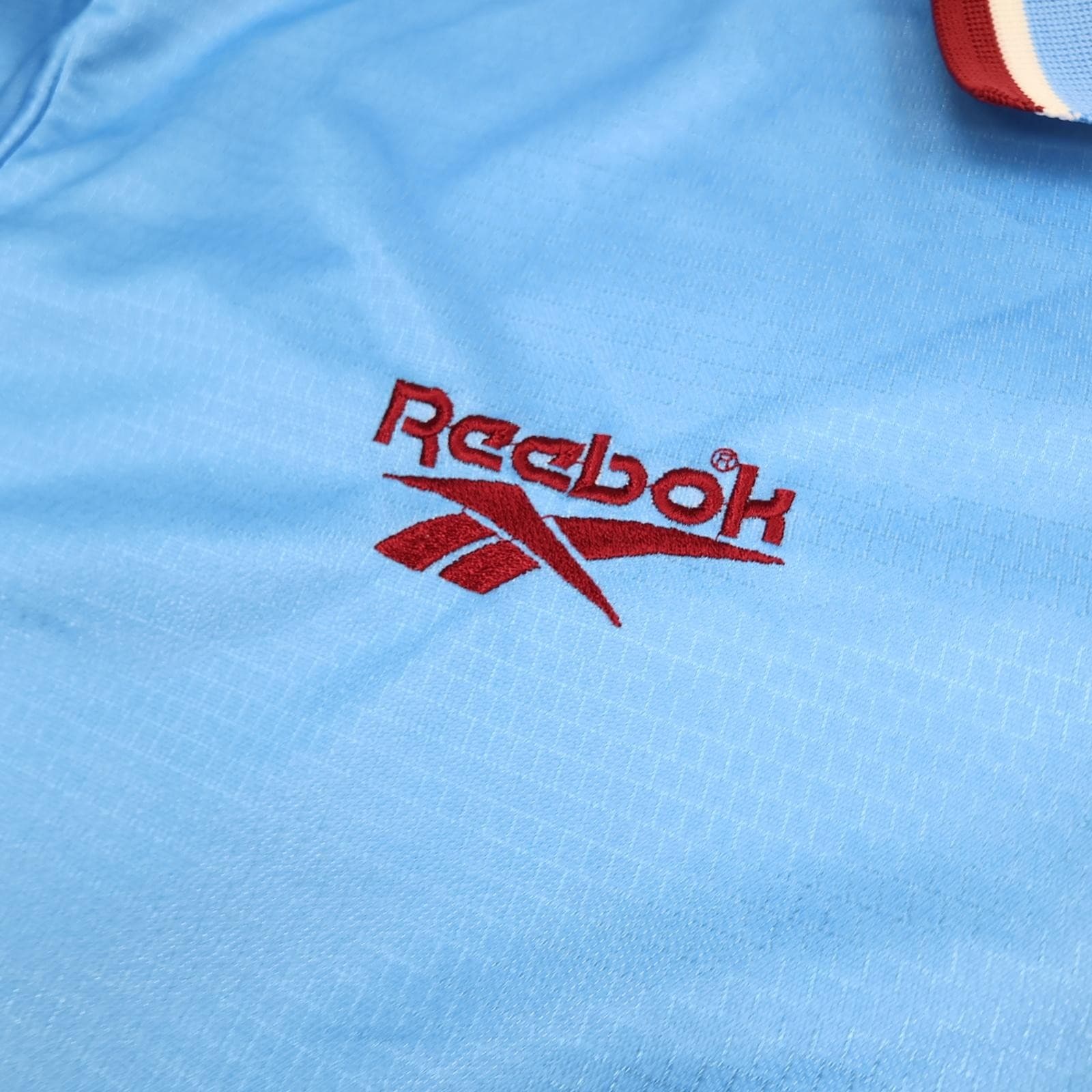 Vintage Aston Villa Shirt Mens XL Blue Away 1997 1998 Reebok AST Soccer Jersey photo 8