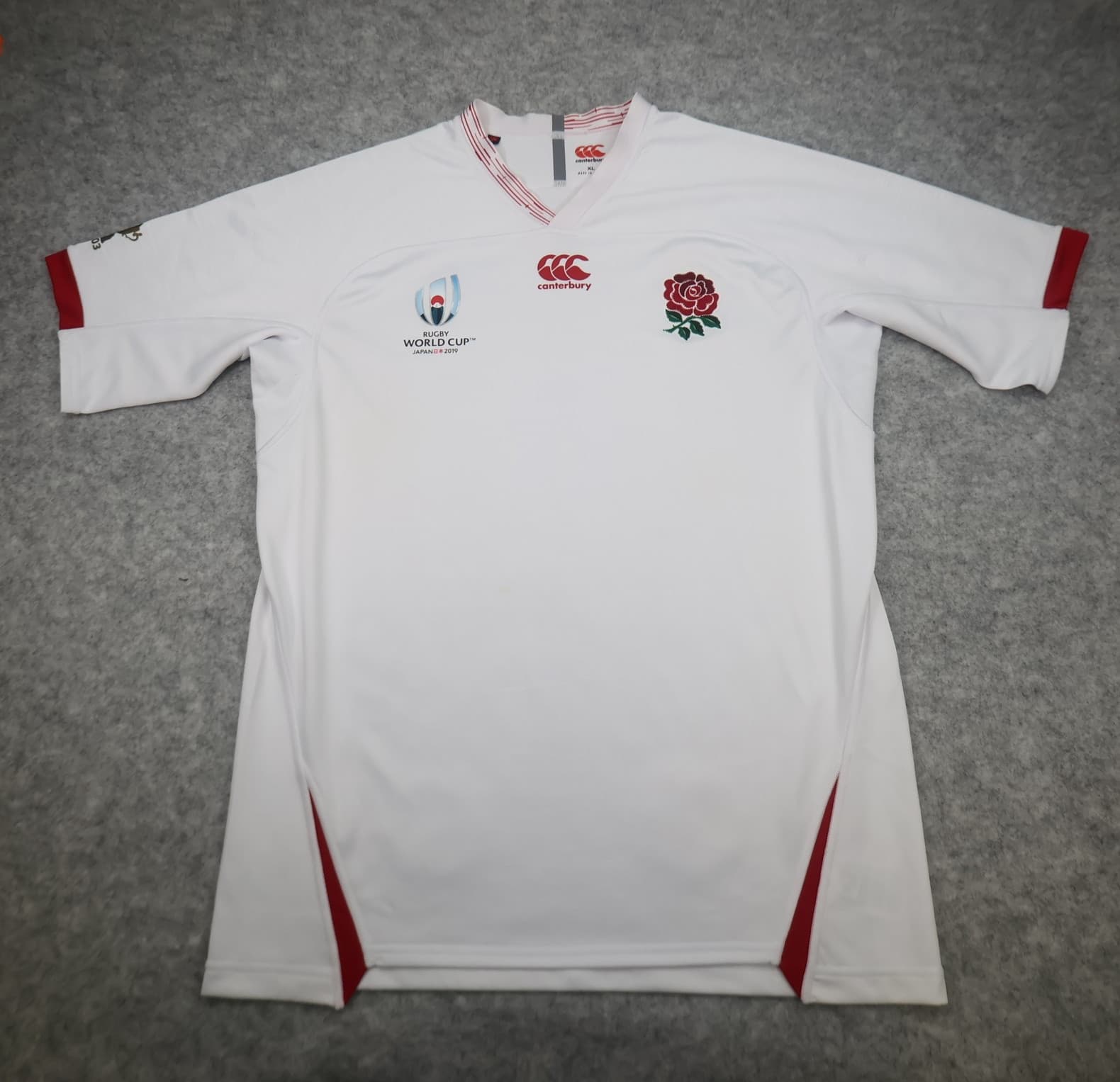 England Rugby Shirt Extra Large White Home Kit 2019 Japan World Cup Canterbury