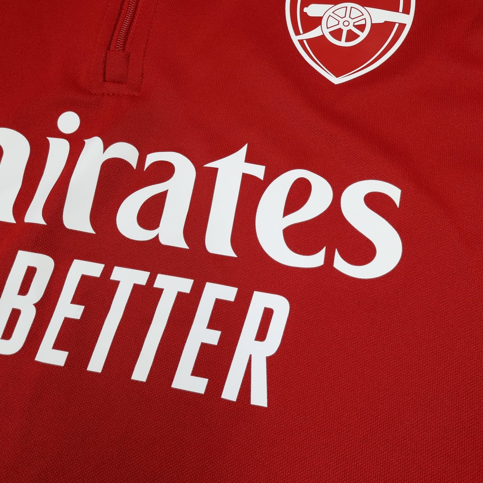 Arsenal Drill Top Mens XL Red 2021 2022 Training Football Adidas Soccer Jersey photo 5