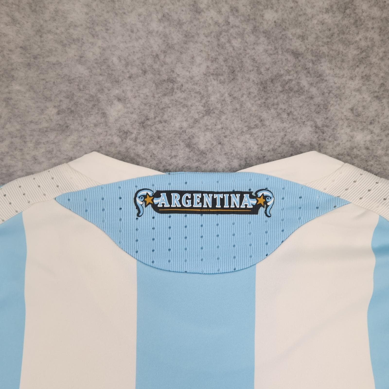 Argentina Home Shirt Mens Extra Large Blue 2007 2009 Football Adidas Jersey photo 14