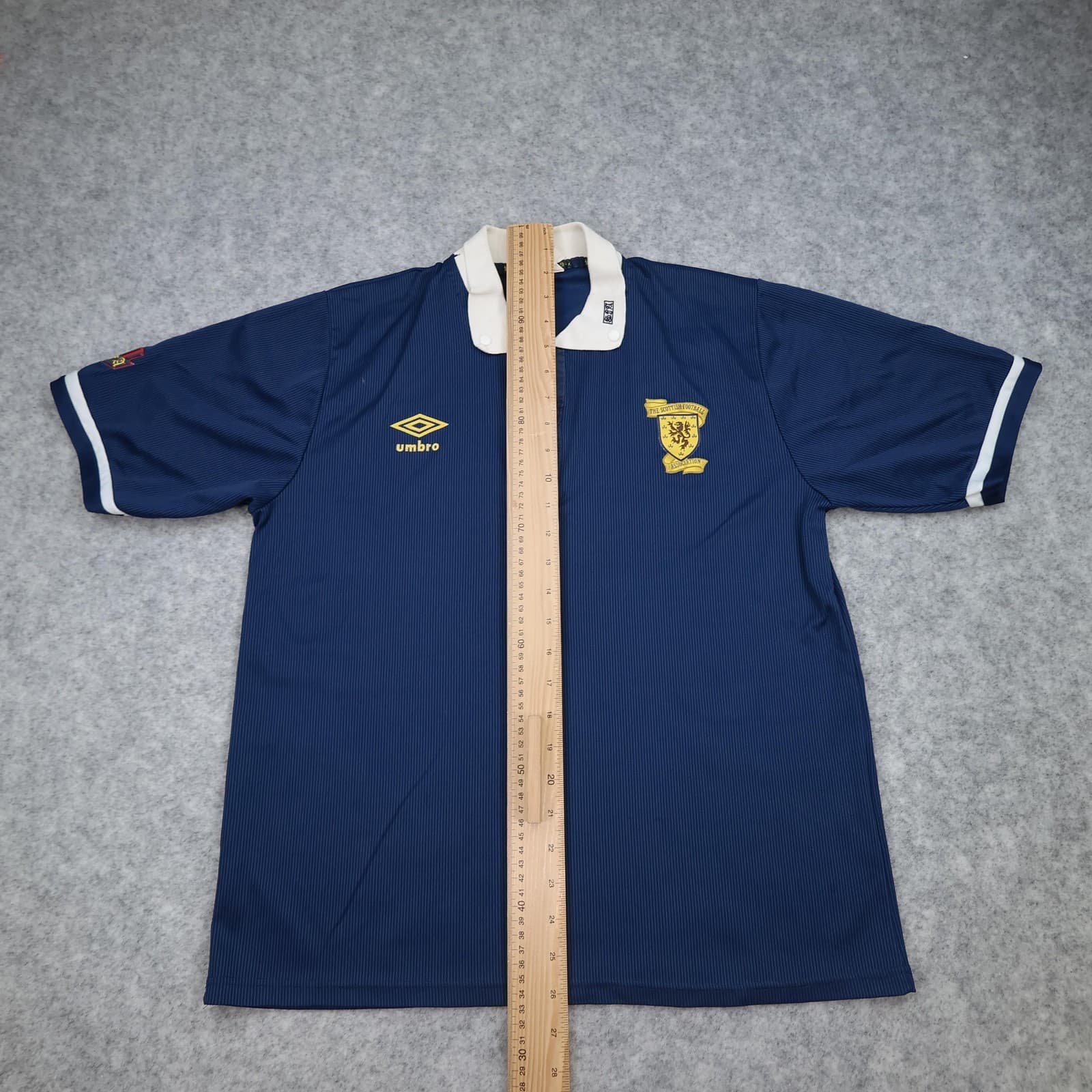 Vintage Scotland Home Shirt Mens Medium Blue 1988 1991 Umbro SFA 90s Jersey photo 10