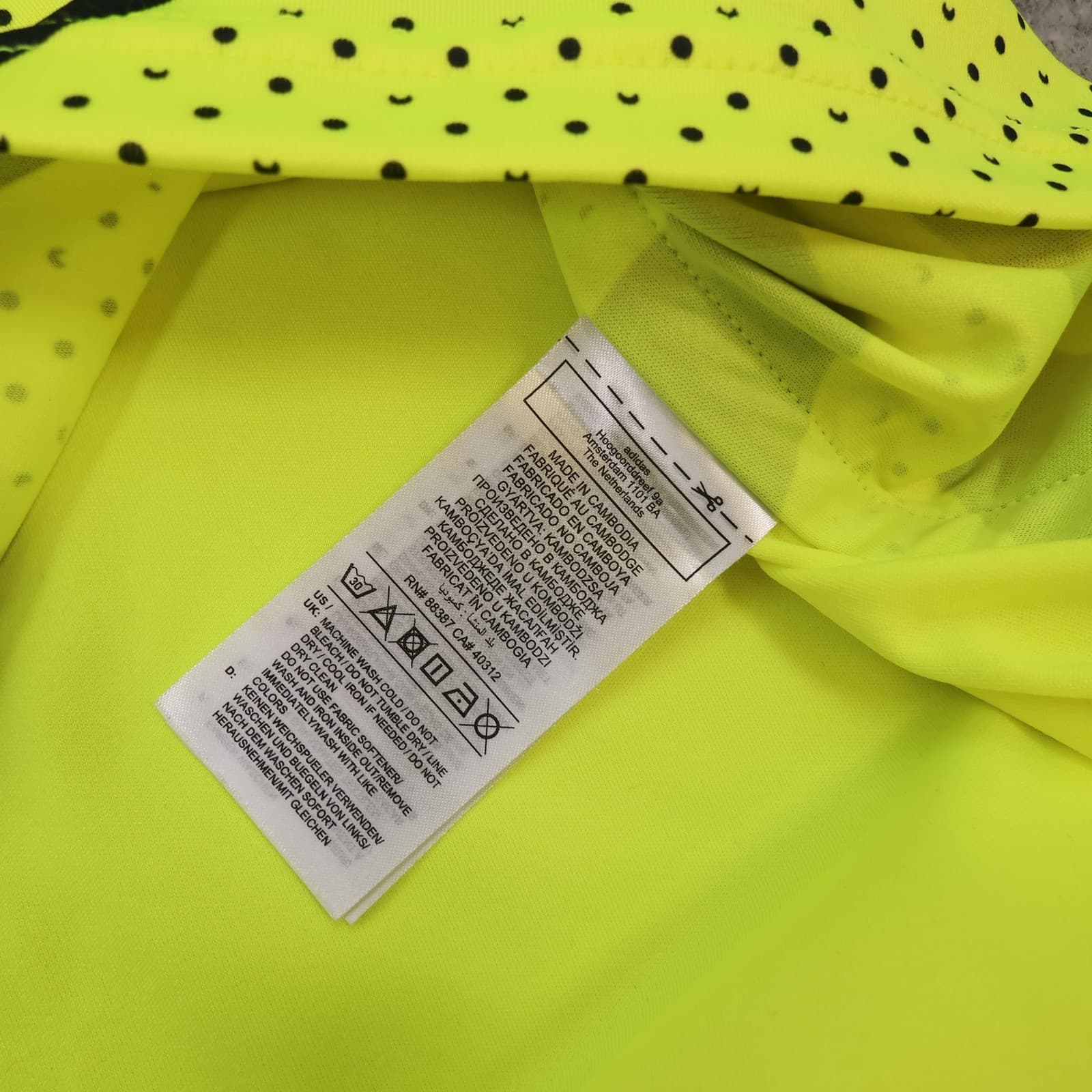 Arsenal Away Shirt Mens 2XL Yellow 2023 2024 Football Adidas Soccer Jersey photo 9