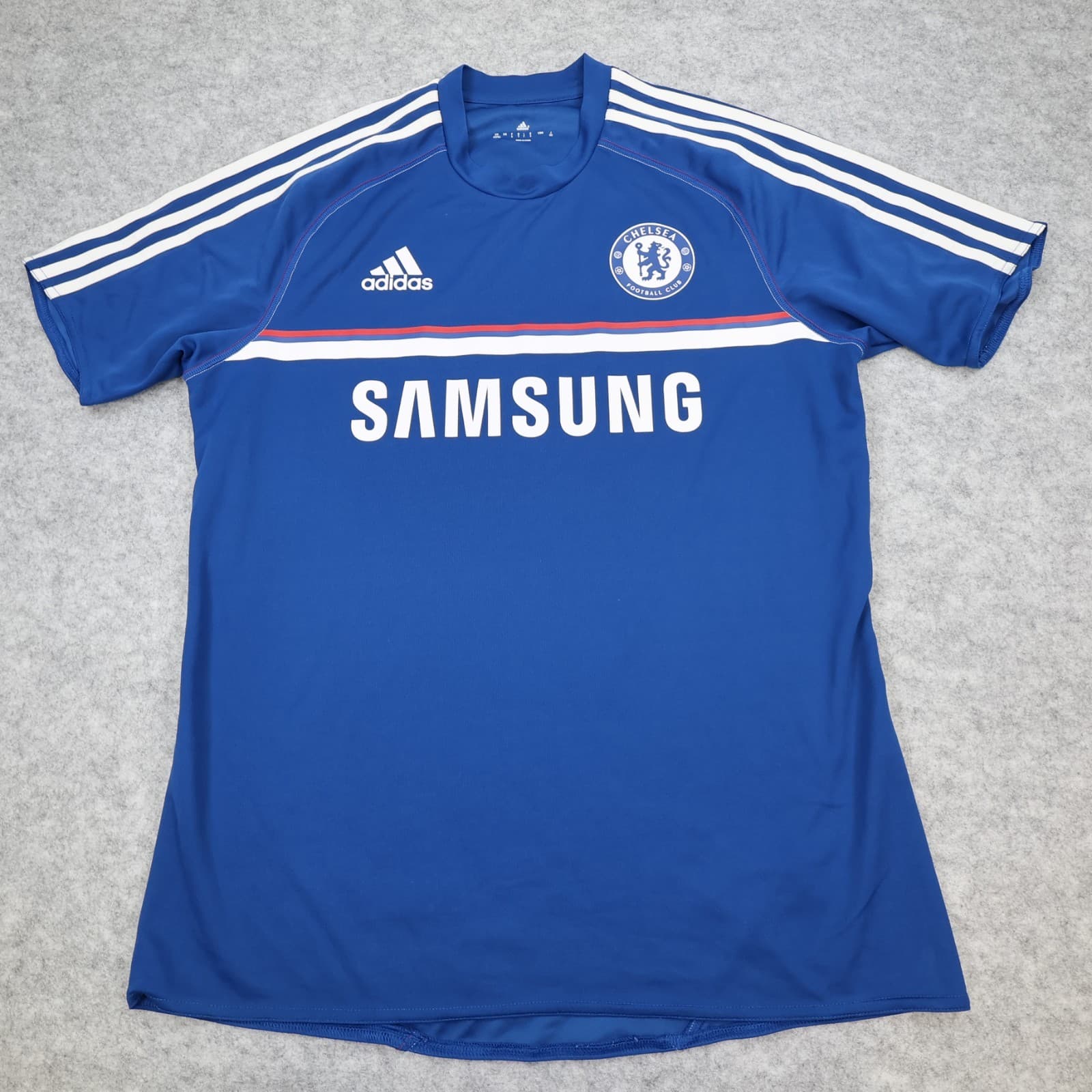 Chelsea Shirt Large Blue Training Shirt 2012 2013 Adidas Samsung Jersey  42/44