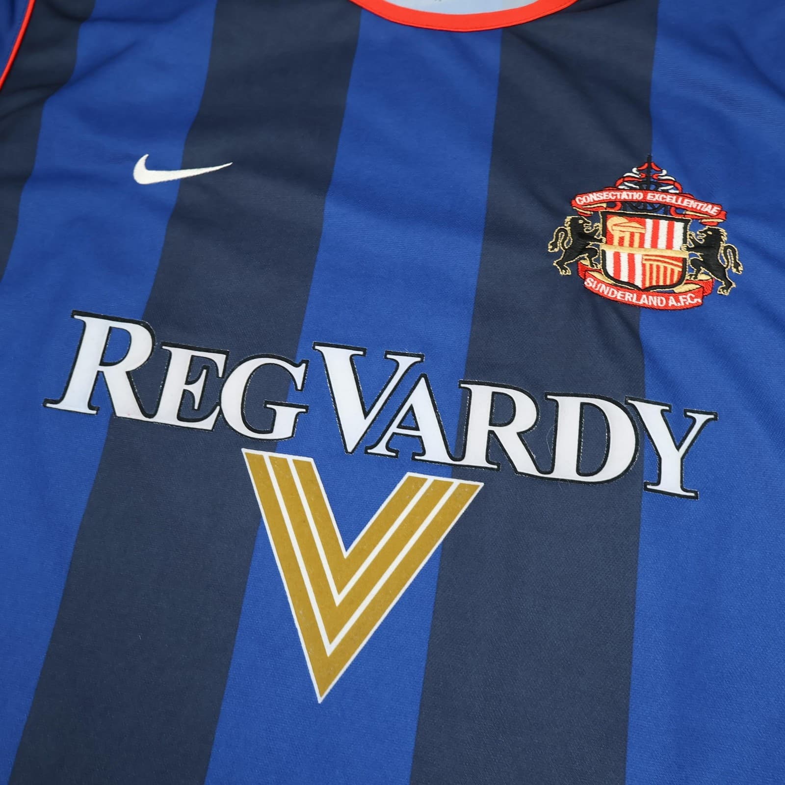 Vintage Sunderland Shirt Mens XL Blue Away 2000 2001 Nike Soccer Jersey photo 3