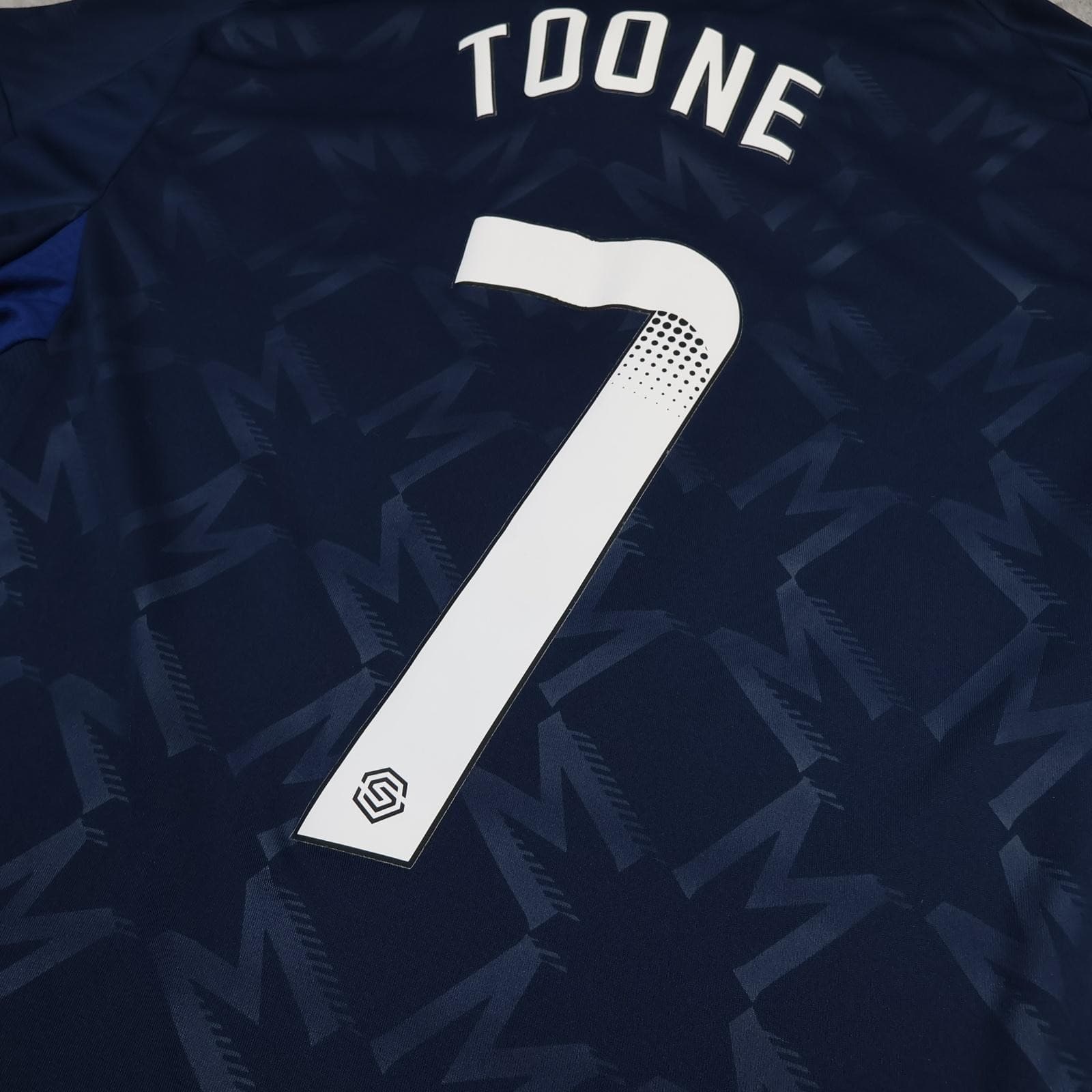 Manchester United Shirt Mens Medium Navy 2024 2025 Ella Toone 7 Soccer Jersey photo 9