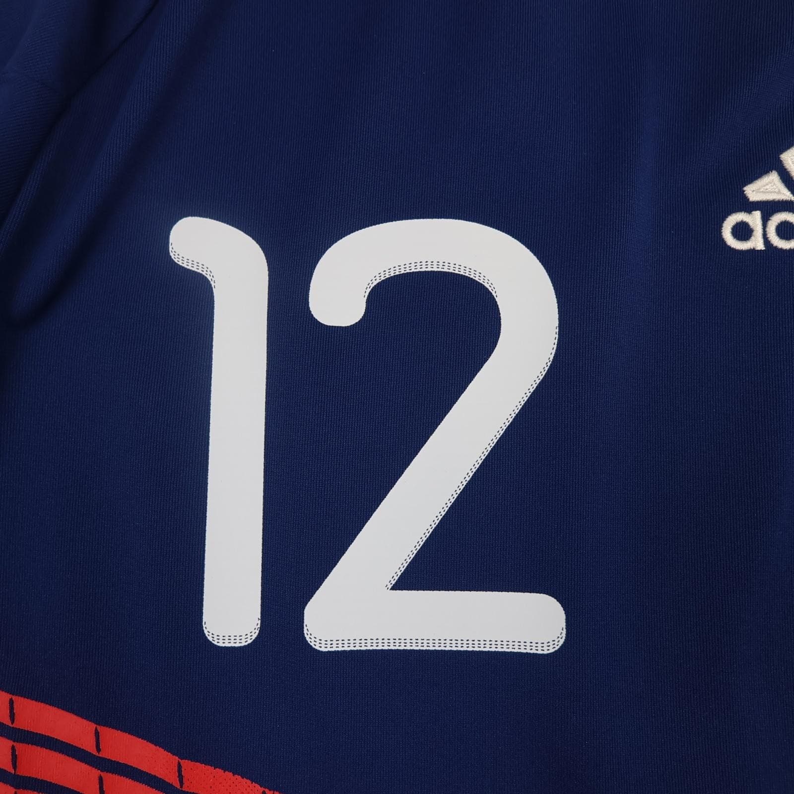 France Home Shirt Mens Large Blue 2010 Football Adidas Henry 12 Jersey photo 6