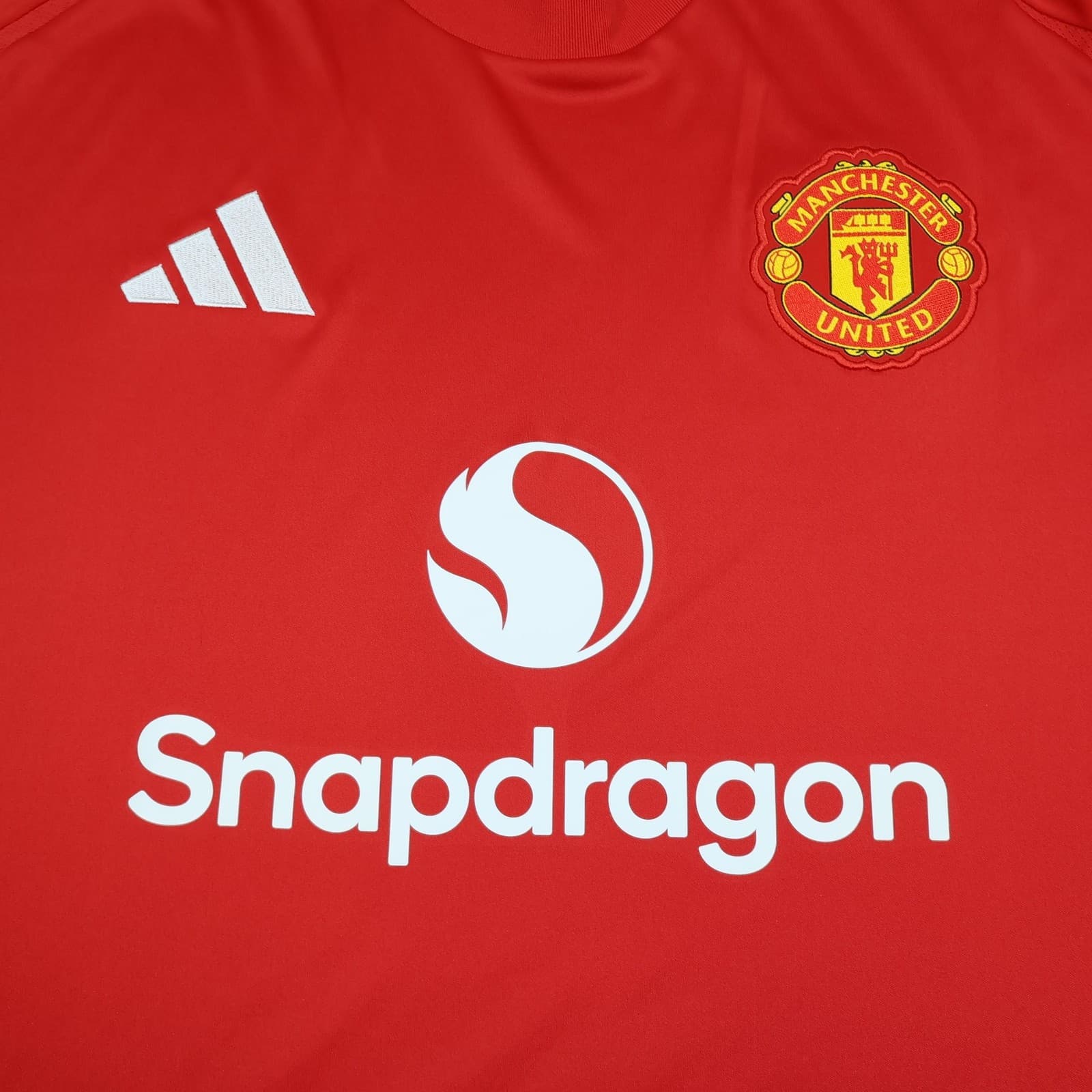 Manchester United Shirt Mens Home Kit 3XL Red 2024 2025 Adidas Soccer Jersey photo 3