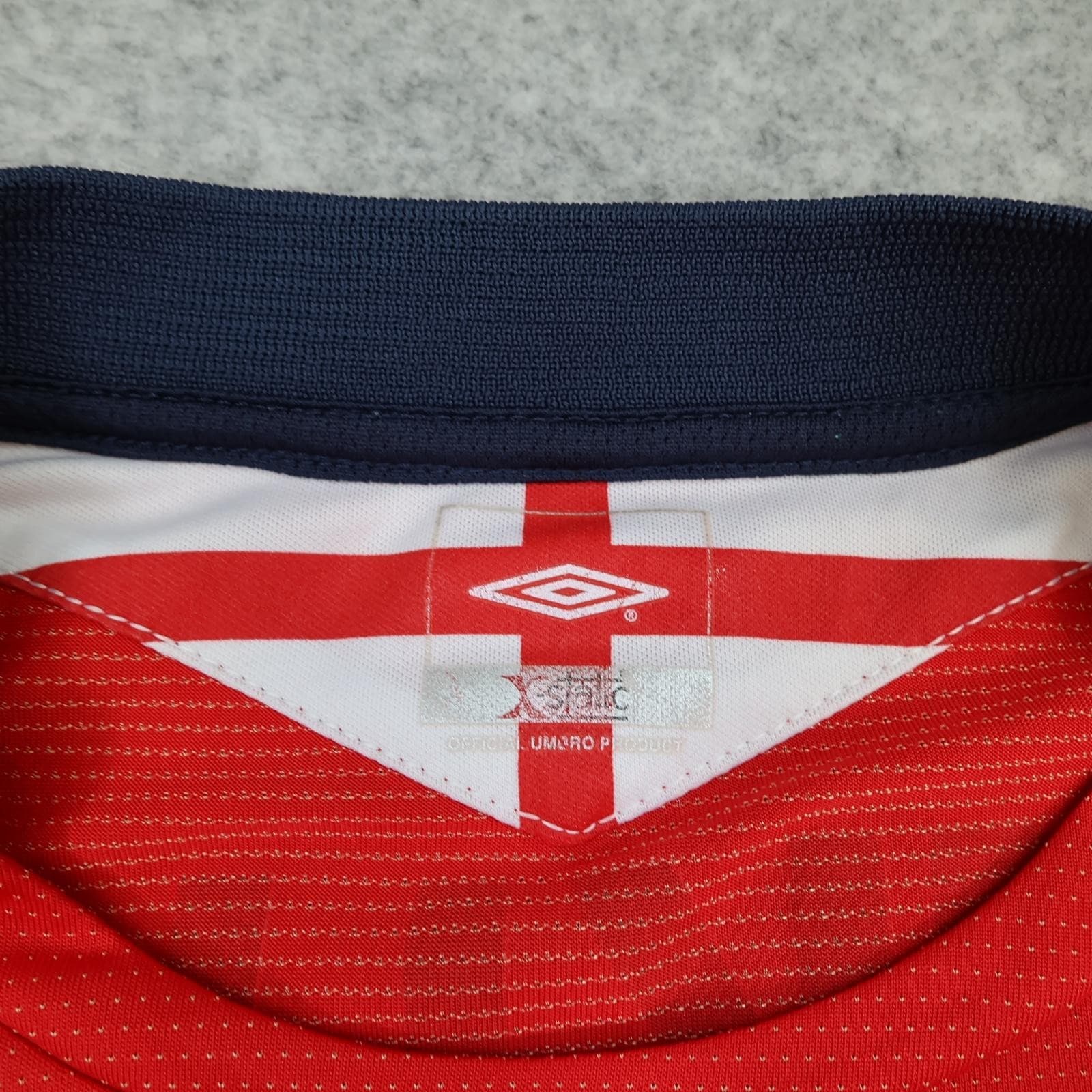 Vintage England Away Shirt Mens 2XL Red 2004 2006 Football Umbro Beckham 7 photo 9