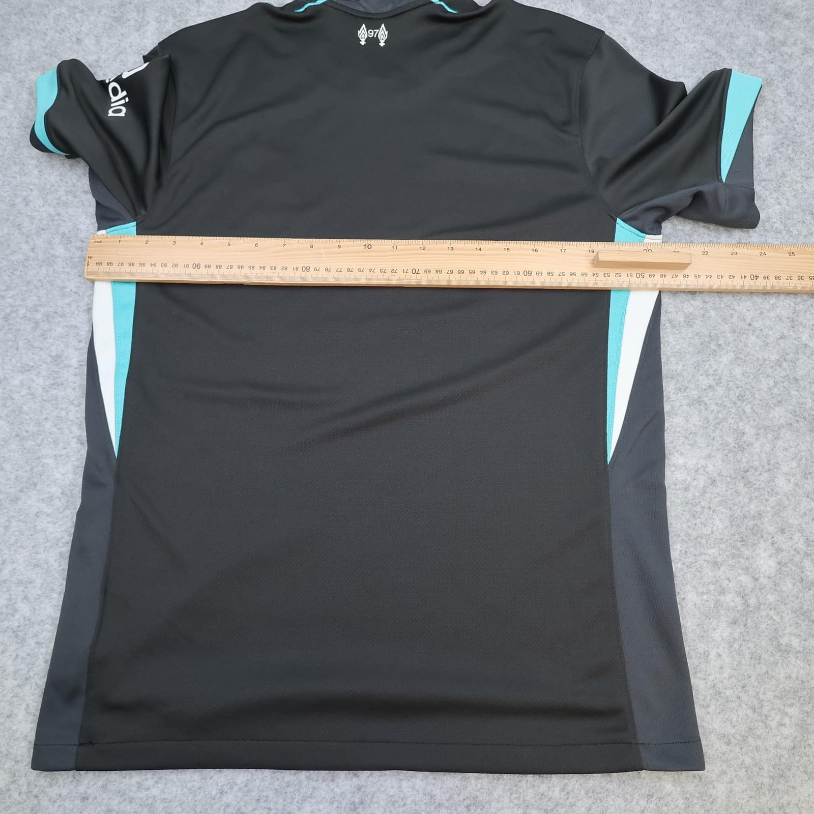 Liverpool Shirt Mens Medium Black Away Football Nike 2024 2025 Soccer Jersey photo 10