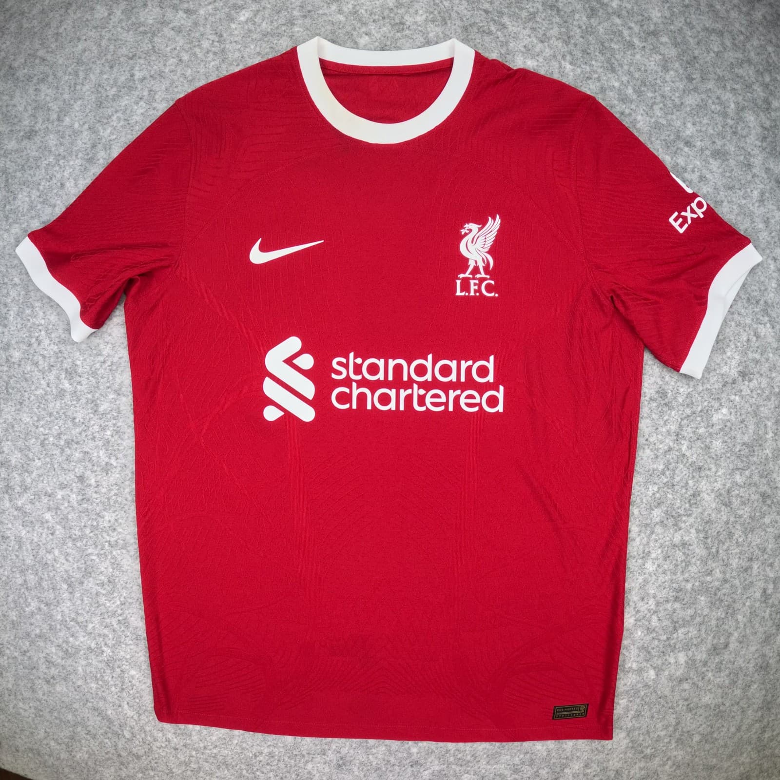 Liverpool Football Shirt Large Red Nike Diogo Jota 2023 2024 ADV Authentic photo 2