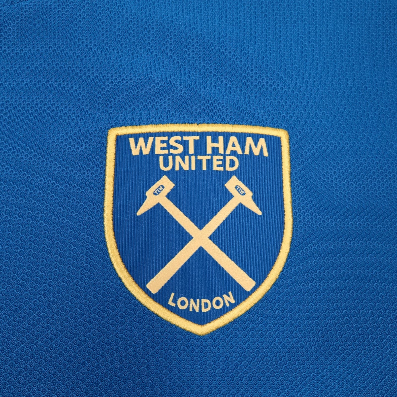 West Ham Shirt Extra Large Blue 2018 2019 Umbro Away Shirt Soccer Jersey photo 4