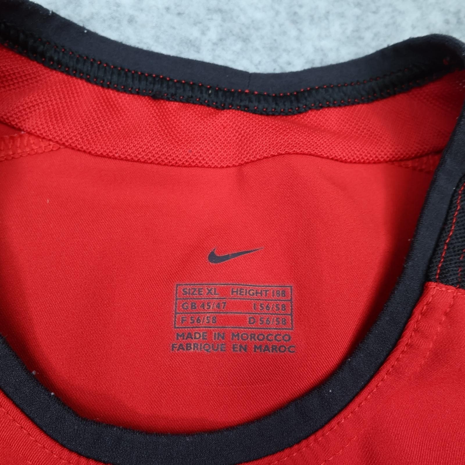 Vintage Manchester United Shirt Mens XL Red Home 2002 2004 Nike Vodafone Jersey photo 14