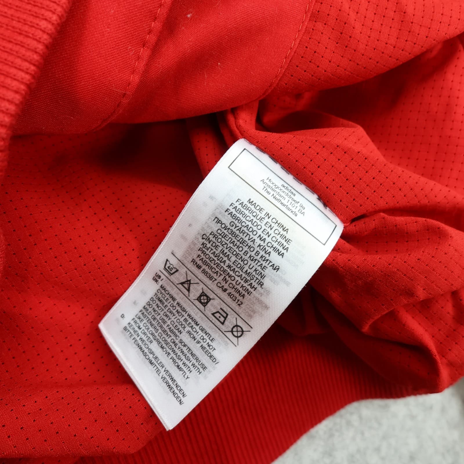 Manchester United Jacket Extra Small Red Adidas Chinese New Year XS 2019 2020 photo 9