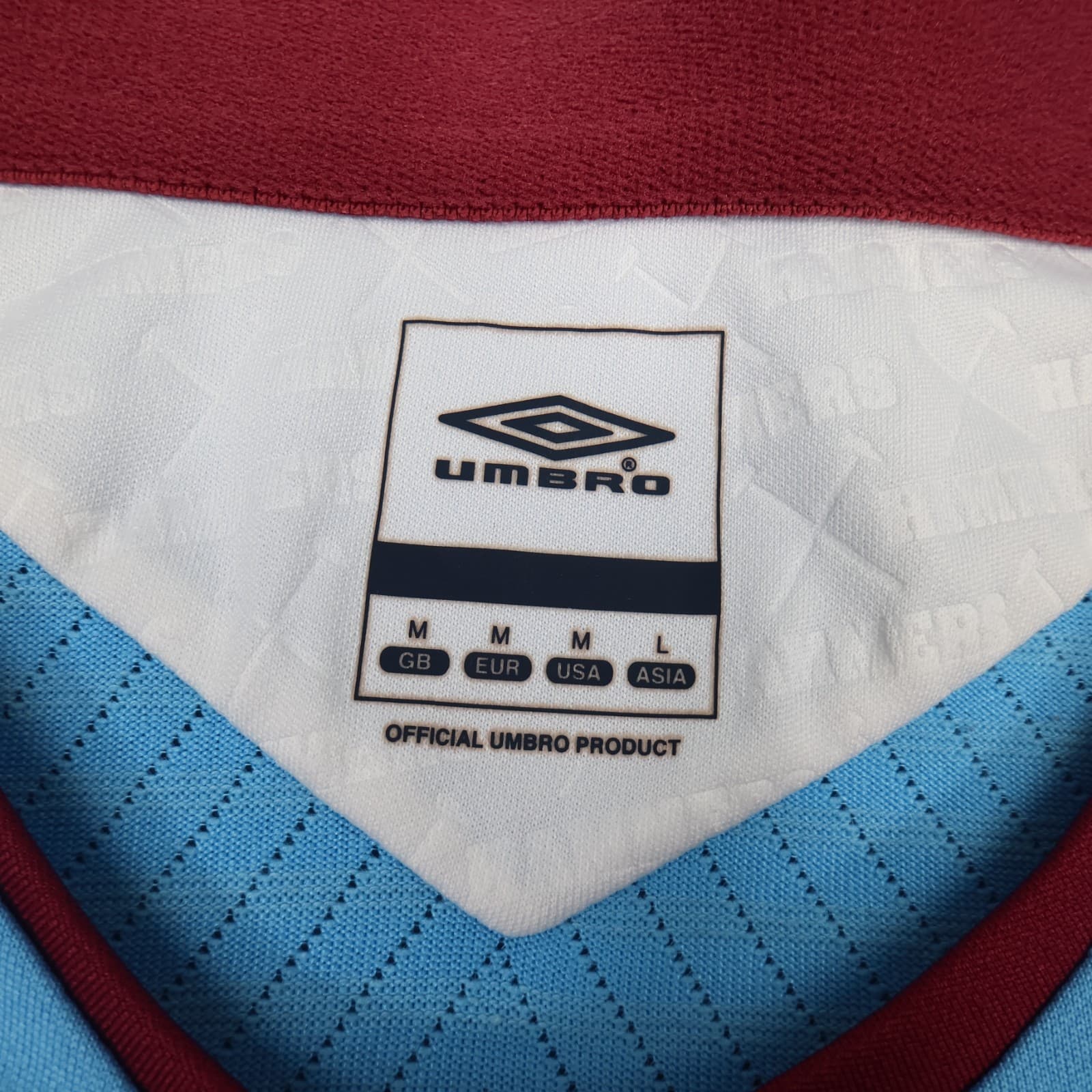 West Ham Shirt Medium Blue 2008 2009 Umbro Away Shirt Jersey Long Sleeve photo 8