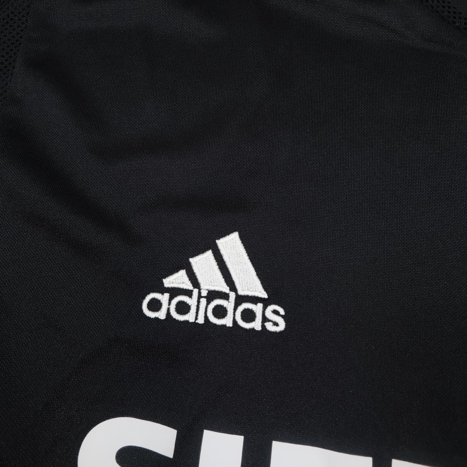 Vintage Real Madrid Shirt Mens Large Black Away 2003 2004 Adidas Siemens Mobile photo 5