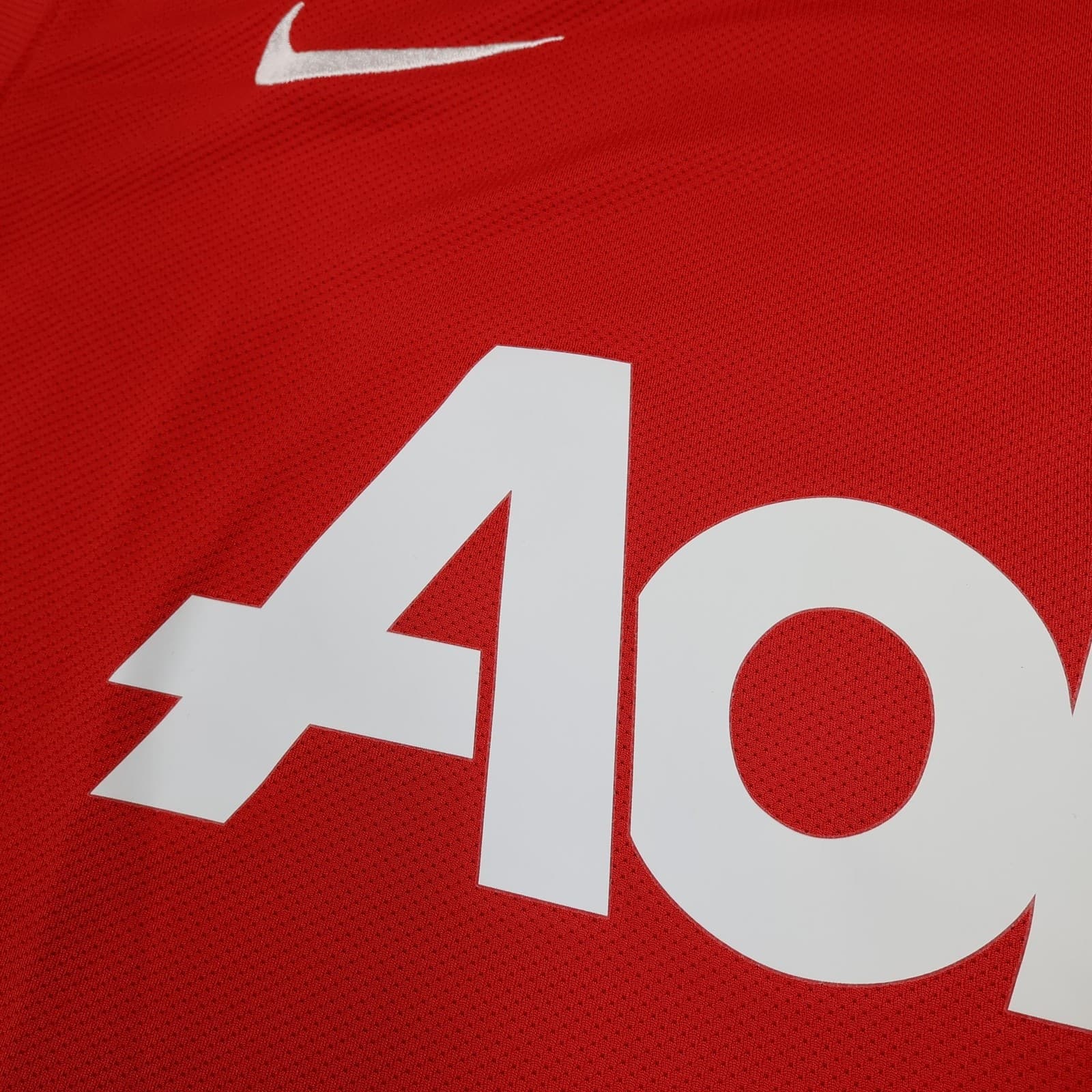 Manchester United Shirt Mens Medium Red Home 2010 2011 Nike Soccer Phil Jones 4 photo 4