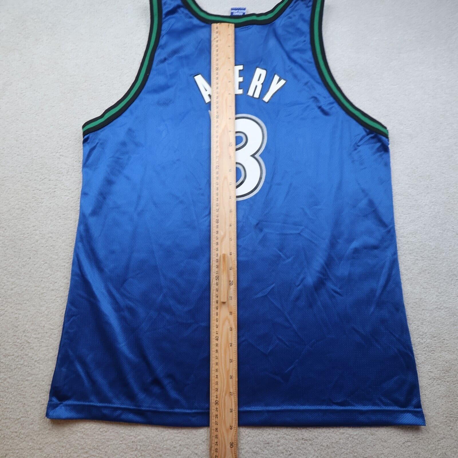 Vintage Minnesota Timberwolves Jersey Large Champion 90s NBA Will Avery 44 photo 10