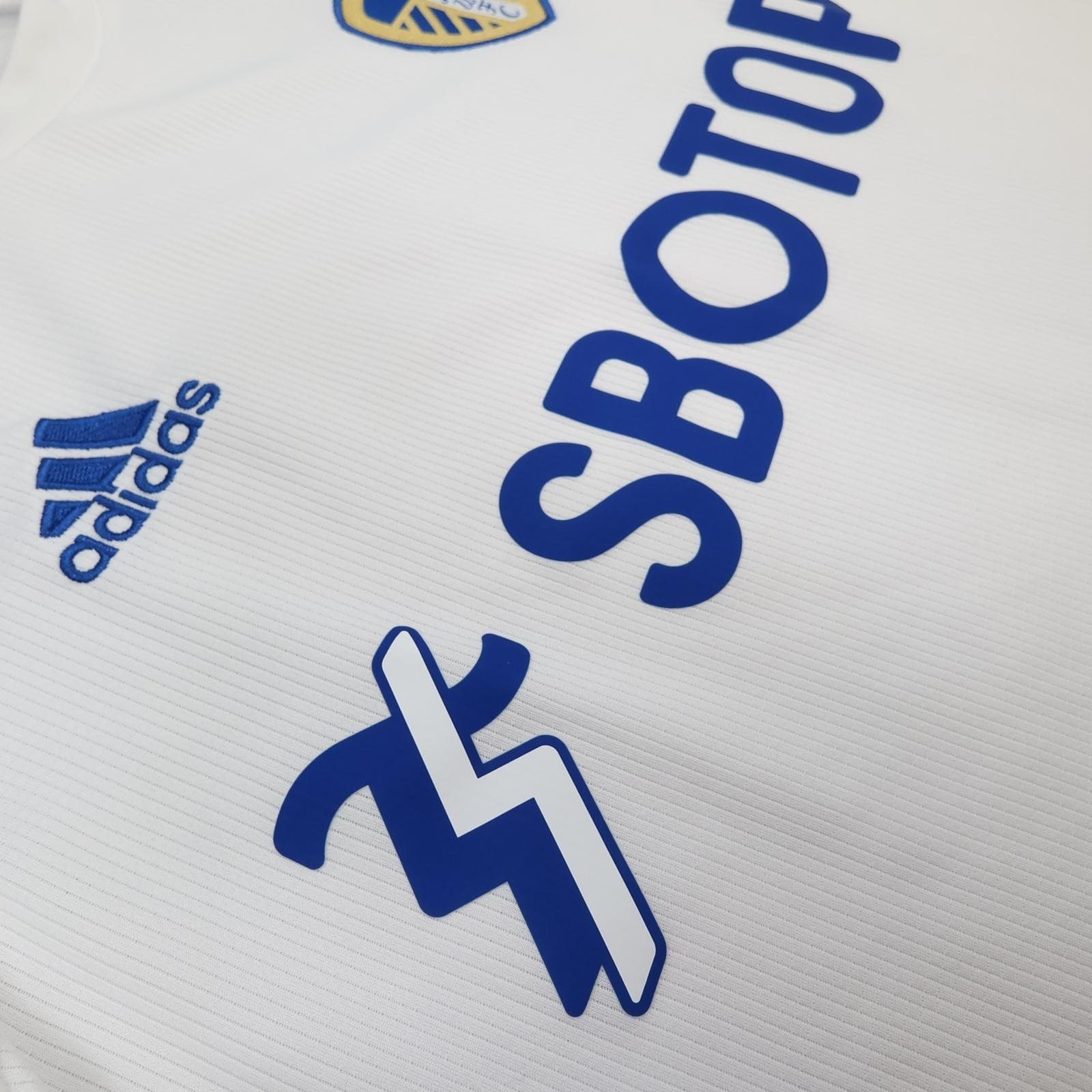 Leeds United Shirt Mens Small White Home 2020 2021 EPL Football Adidas SBOTOP photo 8