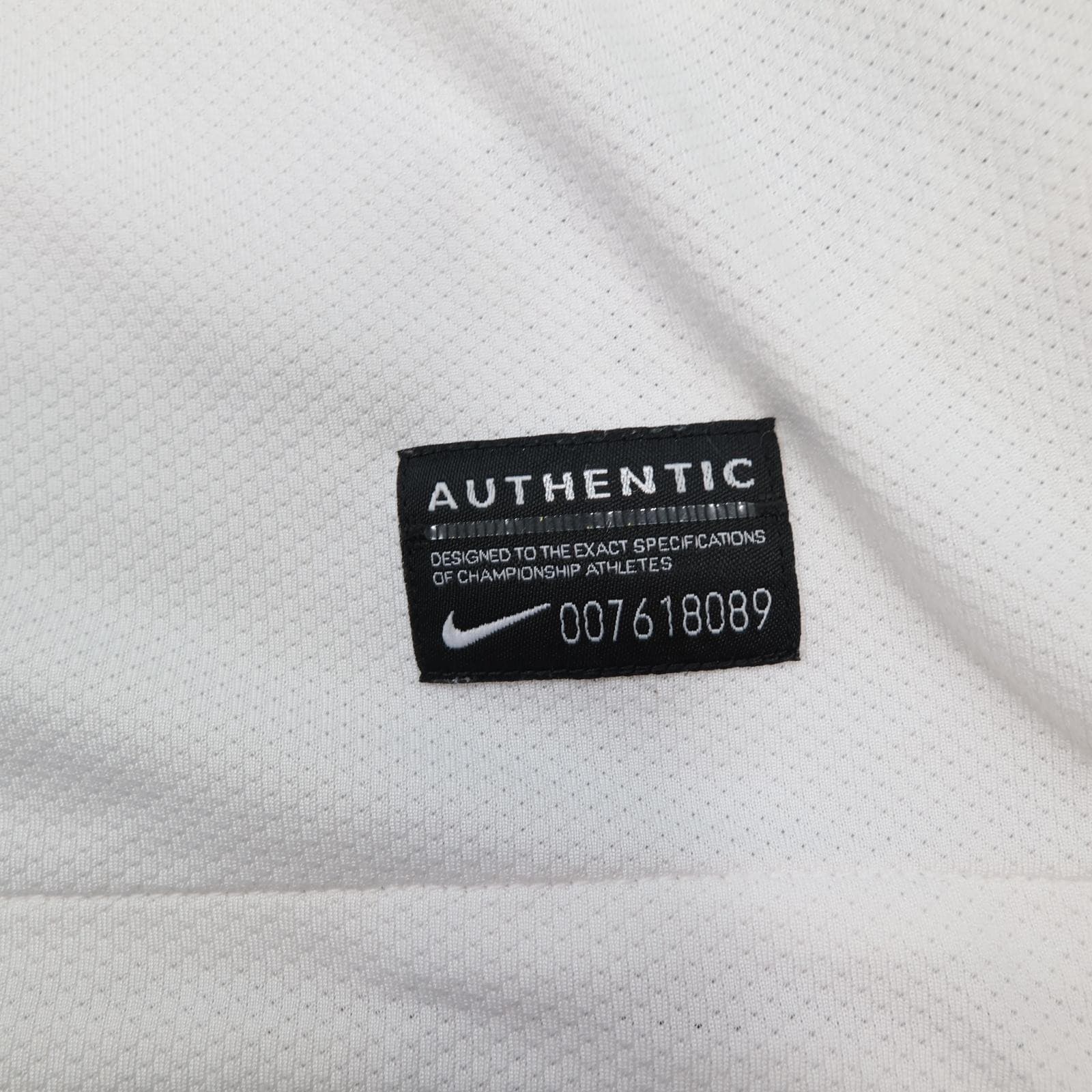 Manchester United Shirt Mens 2XL White Away 2010 2012 Nike Soccer Jersey photo 7